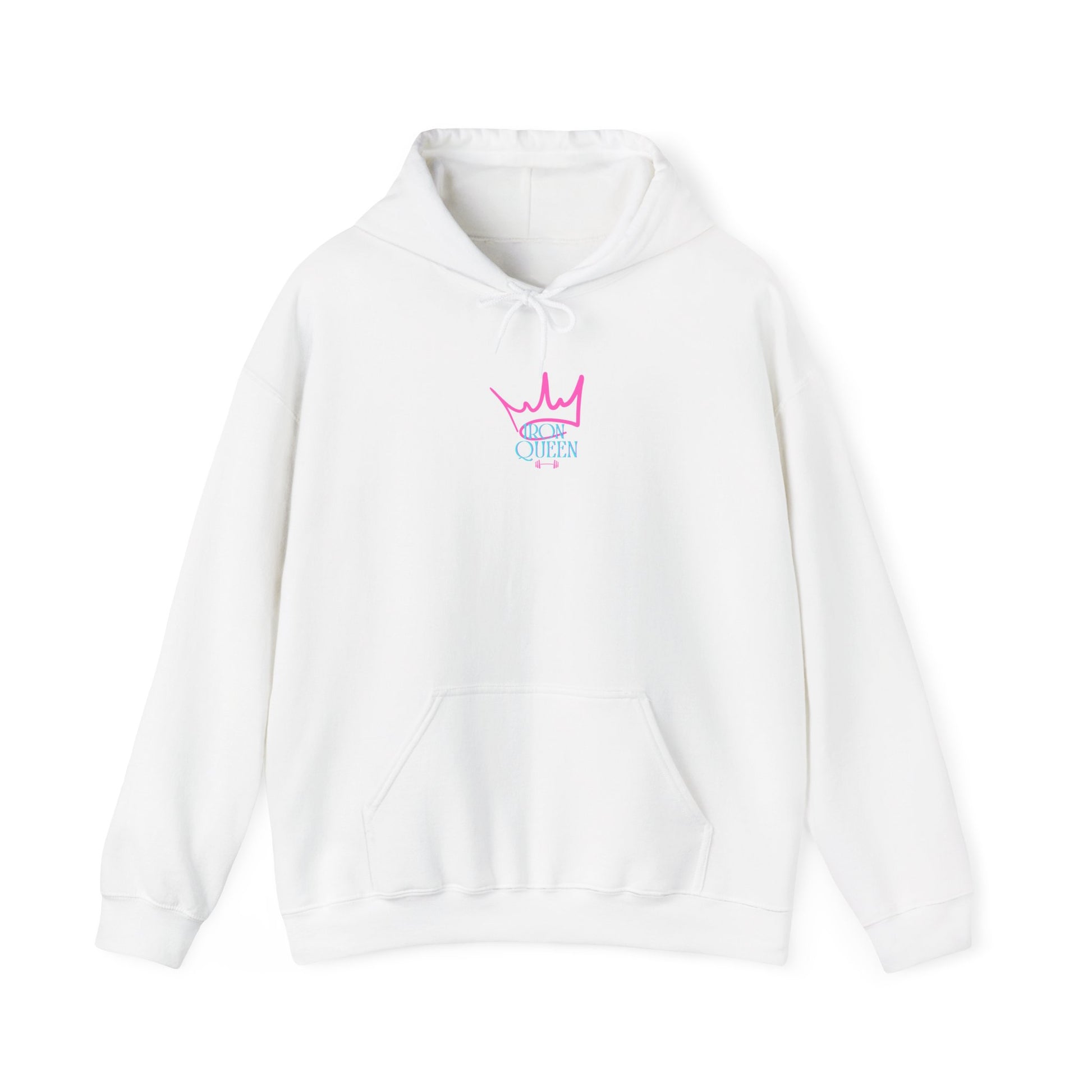 Crown Queen Hoodie, Motivational Sweatshirt for Women, Gym Apparel, Gift for Fitness Lovers, Cute Workout Top, Self-Care Clothing