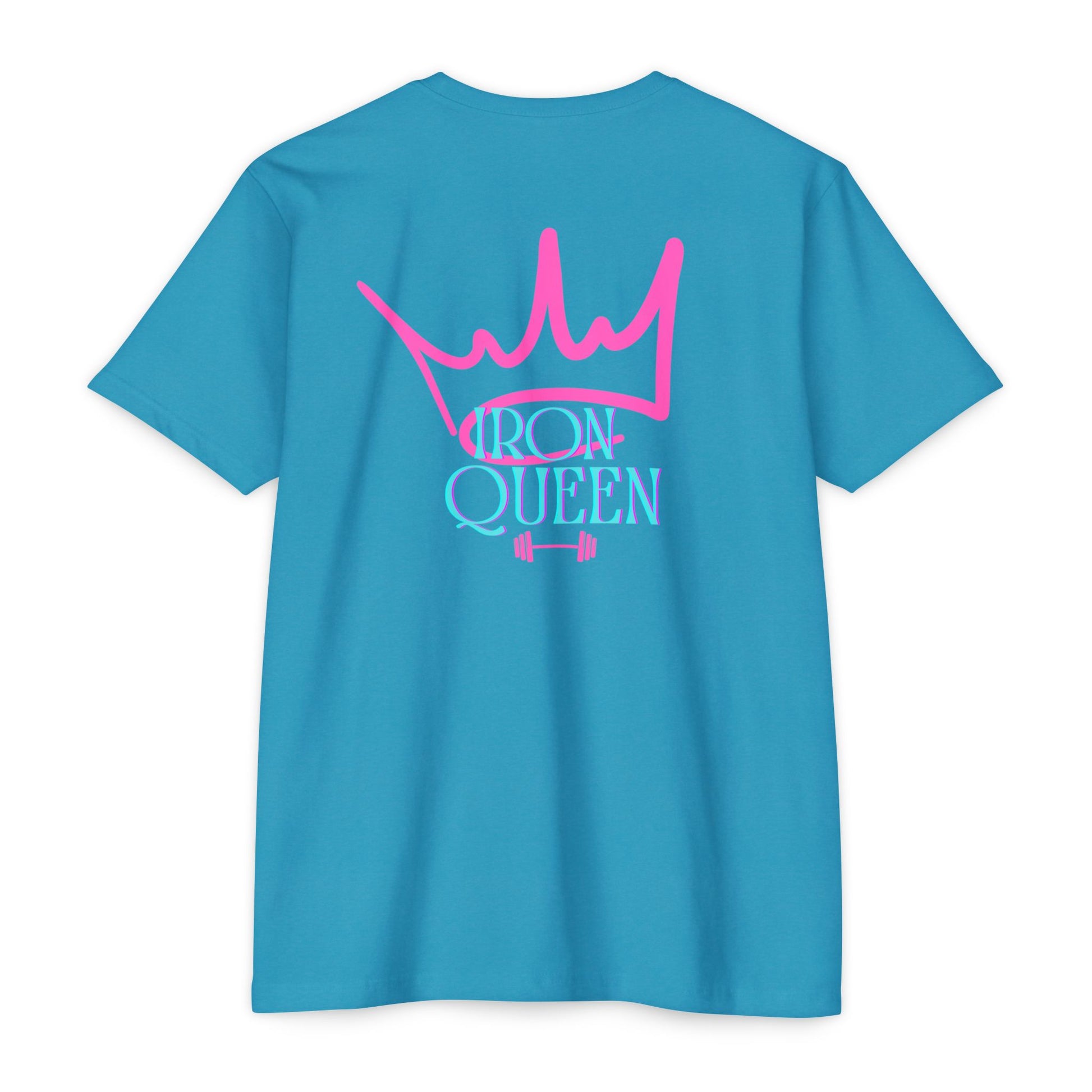 Empowering Iron Queen T-shirt, Fitness Apparel, Workout Motivator, Gift for Gym Lovers, Casual Wear, Unisex Activewear