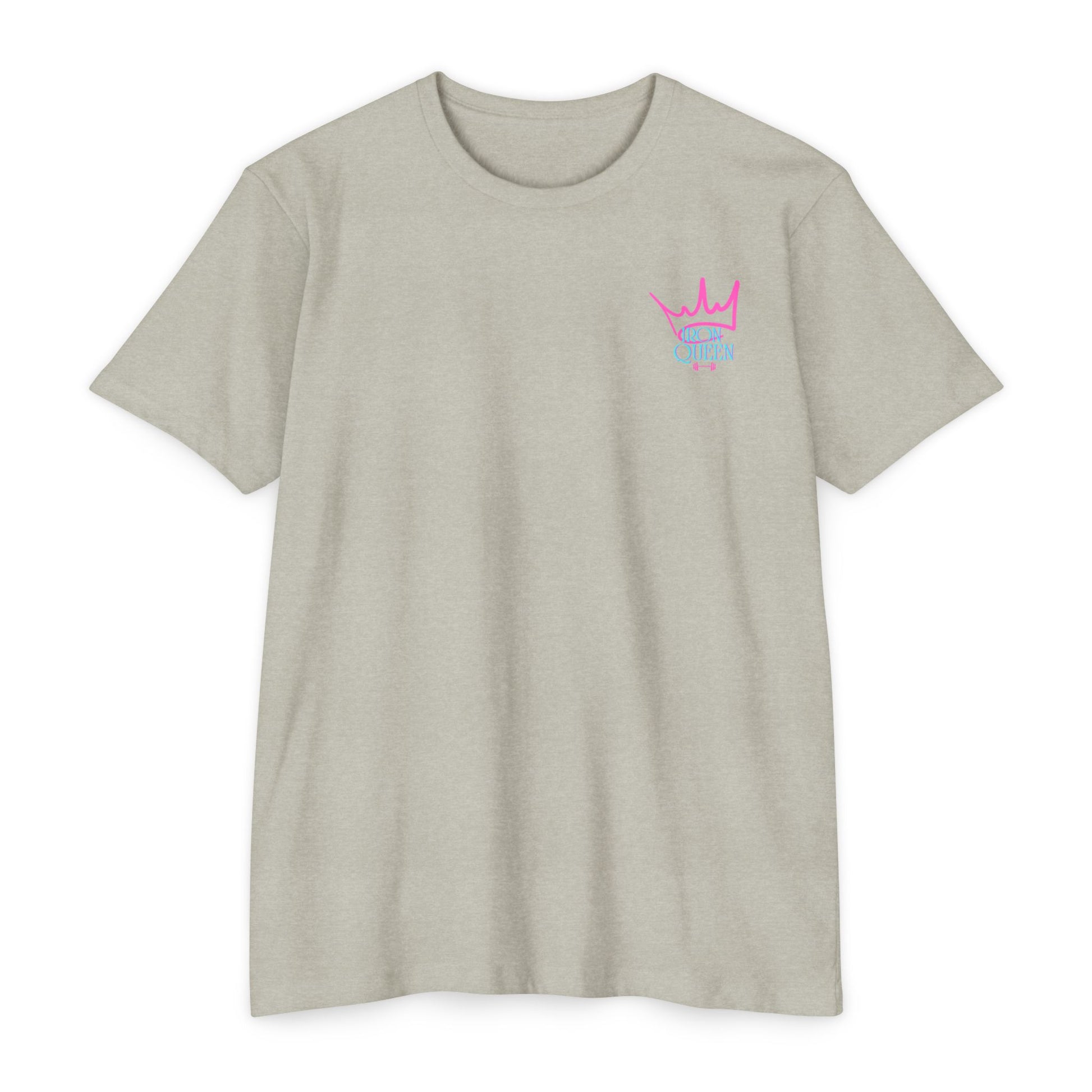 Empowering Iron Queen T-shirt, Fitness Apparel, Workout Motivator, Gift for Gym Lovers, Casual Wear, Unisex Activewear