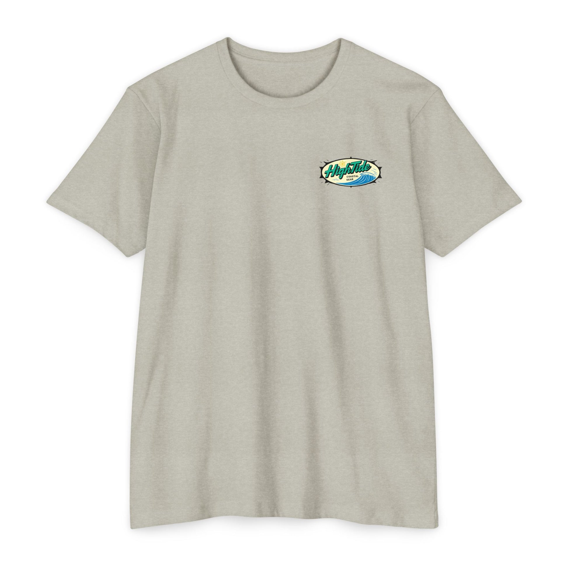 High Tide Unisex CVC Jersey T-Shirt, Coastal Summer Wear, Beach Vibes Tee, Perfect for Vacation, Unisex Gift for Ocean Lovers