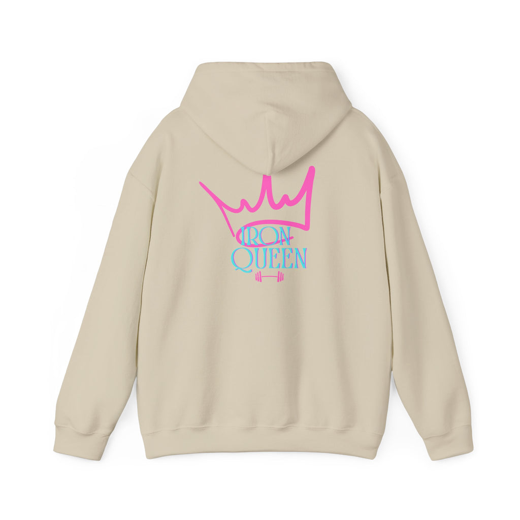 Crown Queen Hoodie, Motivational Sweatshirt for Women, Gym Apparel, Gift for Fitness Lovers, Cute Workout Top, Self-Care Clothing