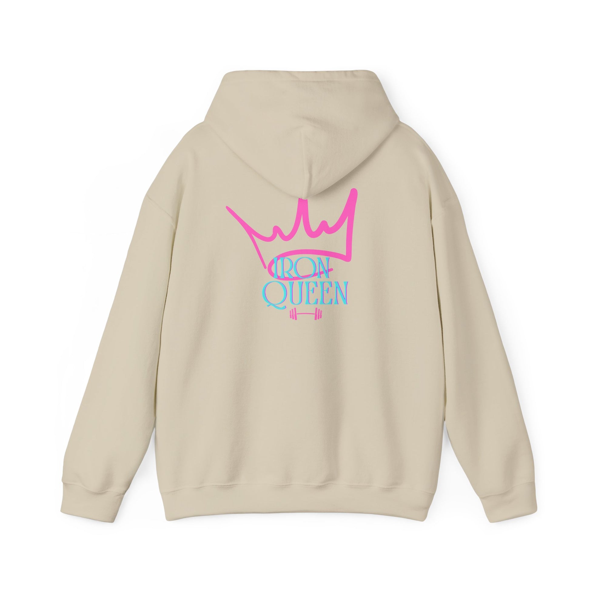 Crown Queen Hoodie, Motivational Sweatshirt for Women, Gym Apparel, Gift for Fitness Lovers, Cute Workout Top, Self-Care Clothing