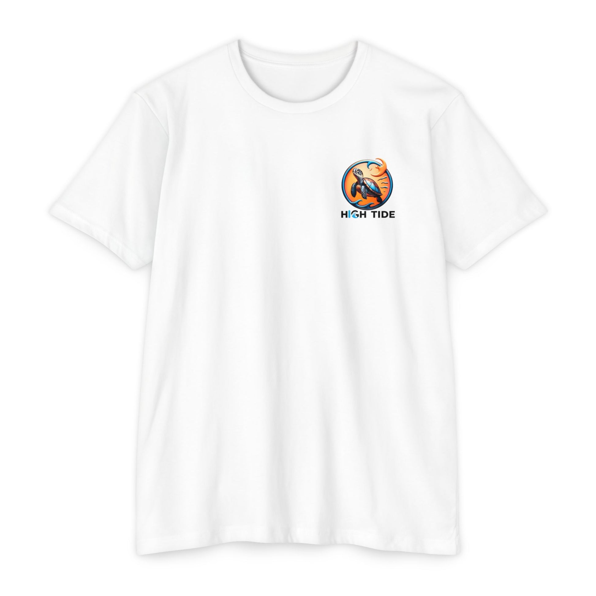 High Tide Sea Turtle T-shirt | Unisex Jersey Tee for Ocean Lovers, Beach Days, Nature Enthusiasts, Summer Casual Wear, Coastal Gifts