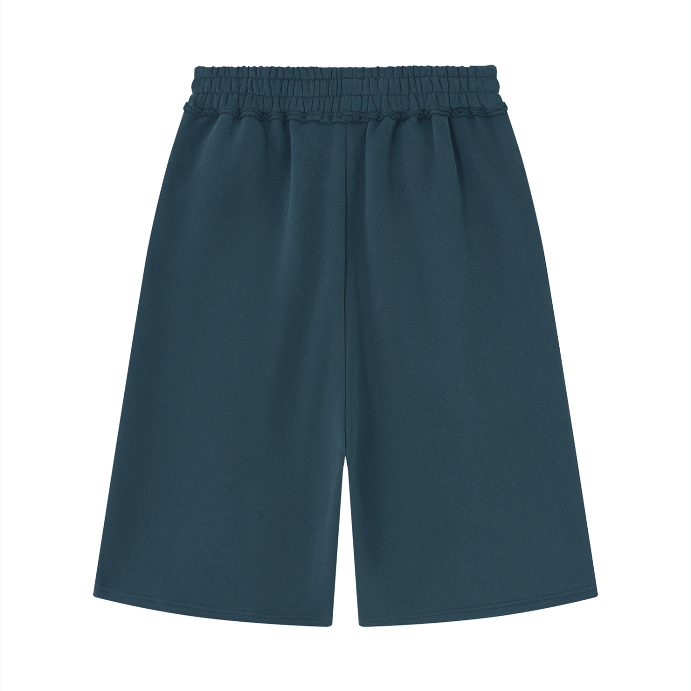 Unisex Raw Edge Fleece Shorts