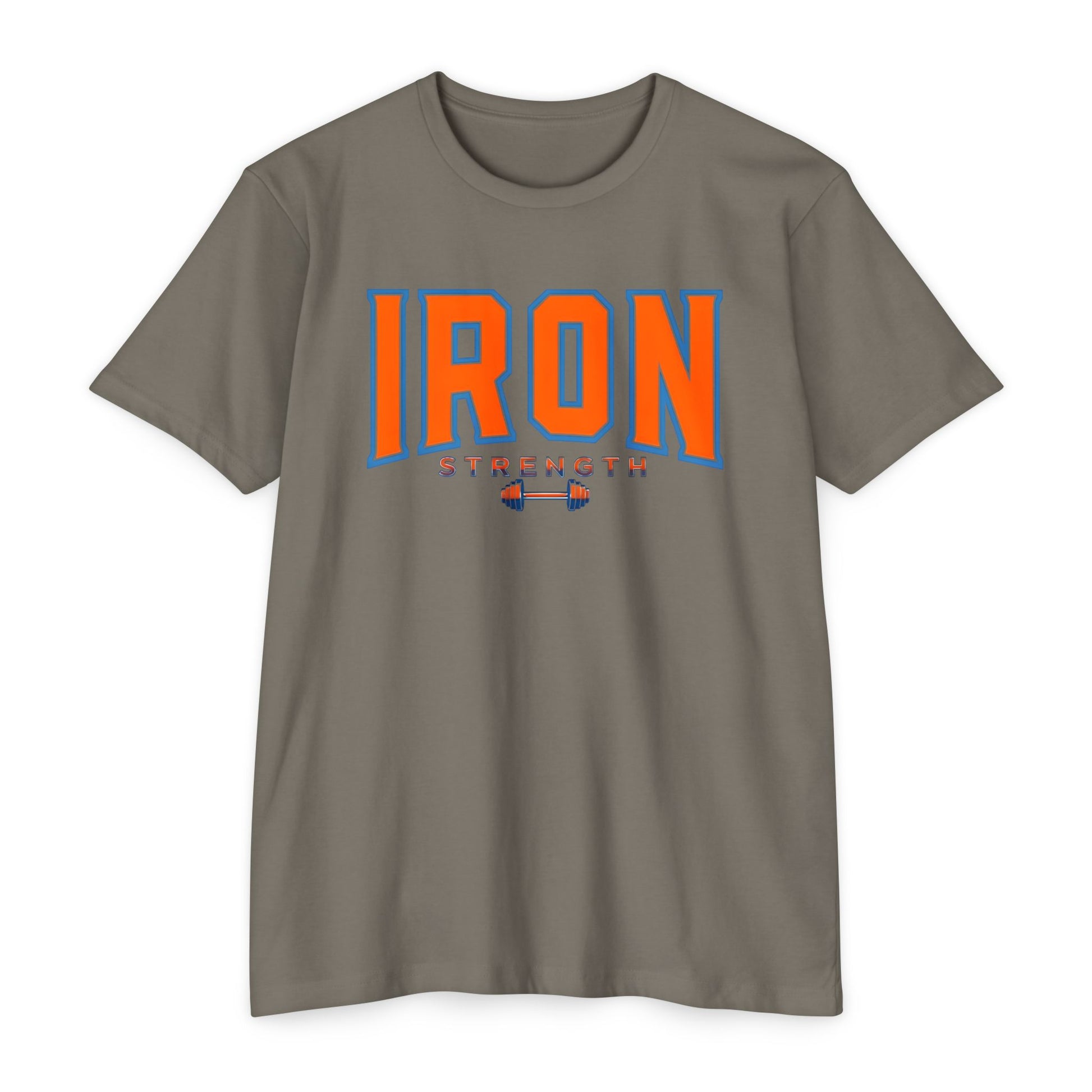 Unisex Fitness T-Shirt | IRON Strength Tee, Gym Wear, Workout Apparel, Motivational Shirt, Gift for Fitness Lovers