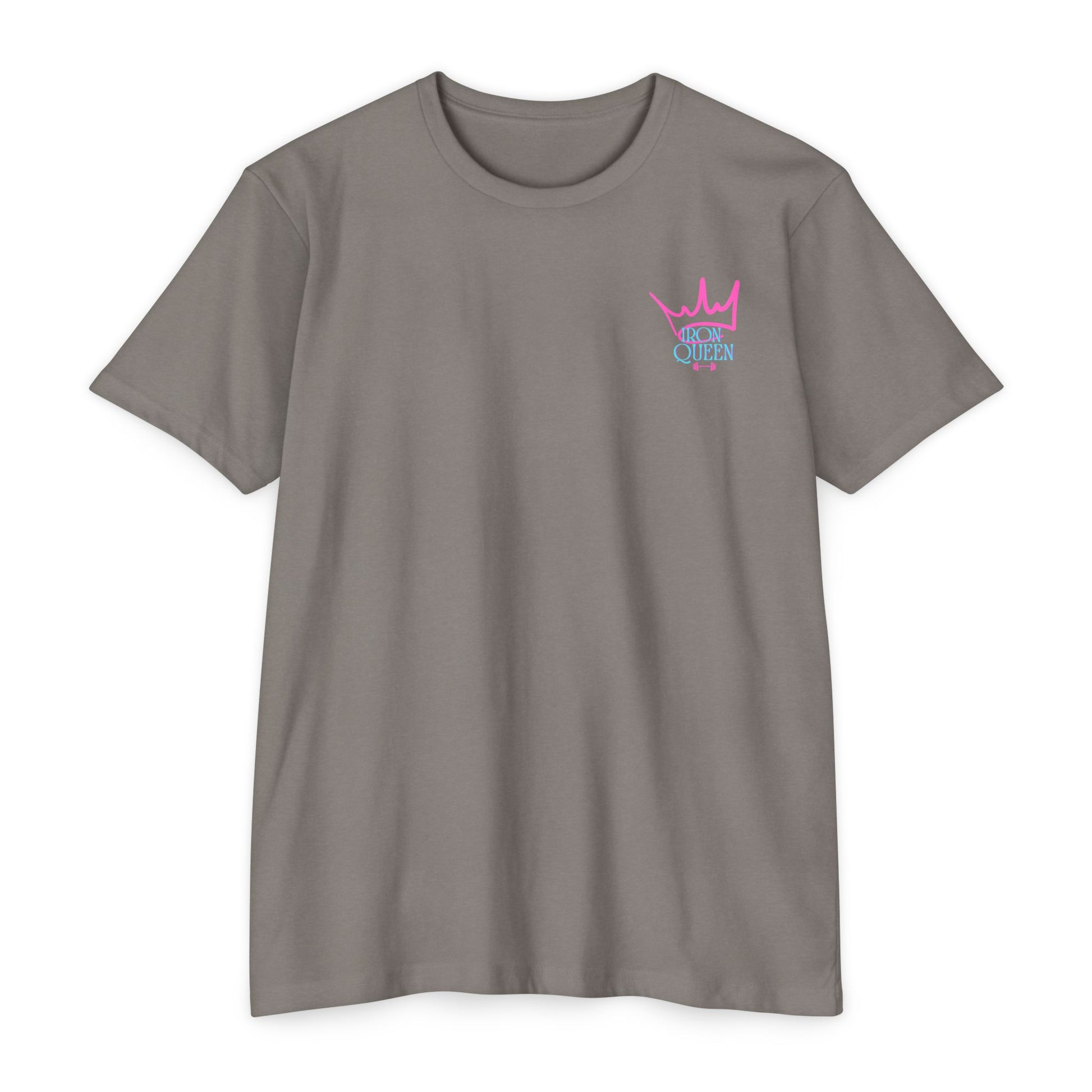 Empowering Iron Queen T-shirt, Fitness Apparel, Workout Motivator, Gift for Gym Lovers, Casual Wear, Unisex Activewear