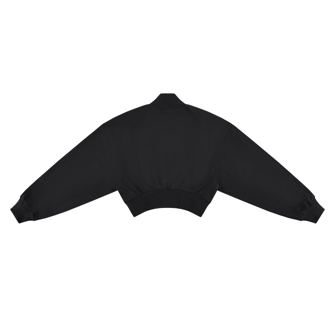 Women's Crop Mock Neck Sweatshirt