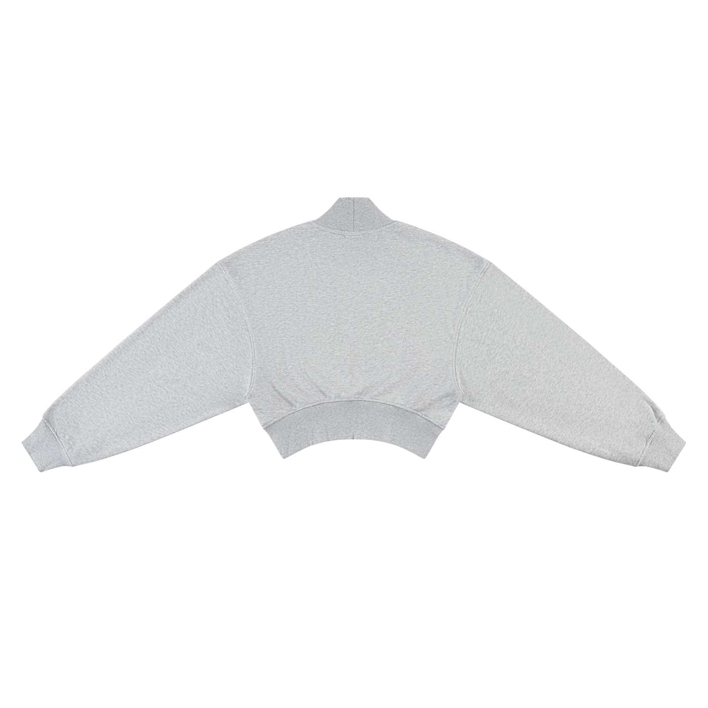 Women's Crop Mock Neck Sweatshirt