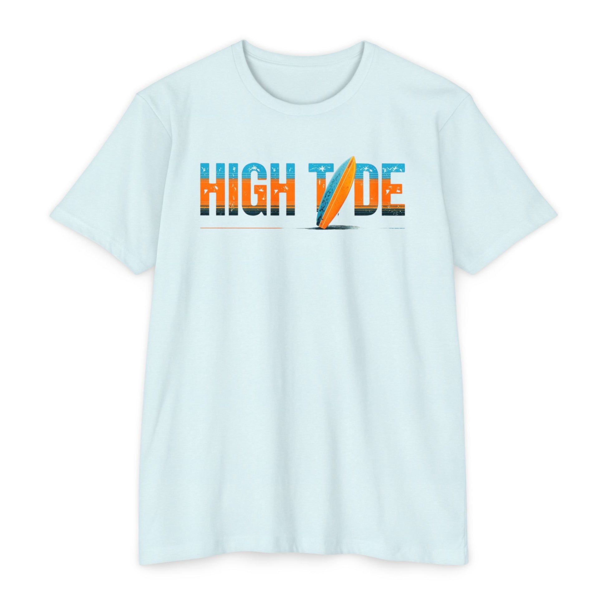 High Tide Surf T-Shirt, Unisex Beach T-Shirt, Summer Vibes Tee, Casual Surfing Shirt, Gift for Beach Lovers, Vacation Essentials