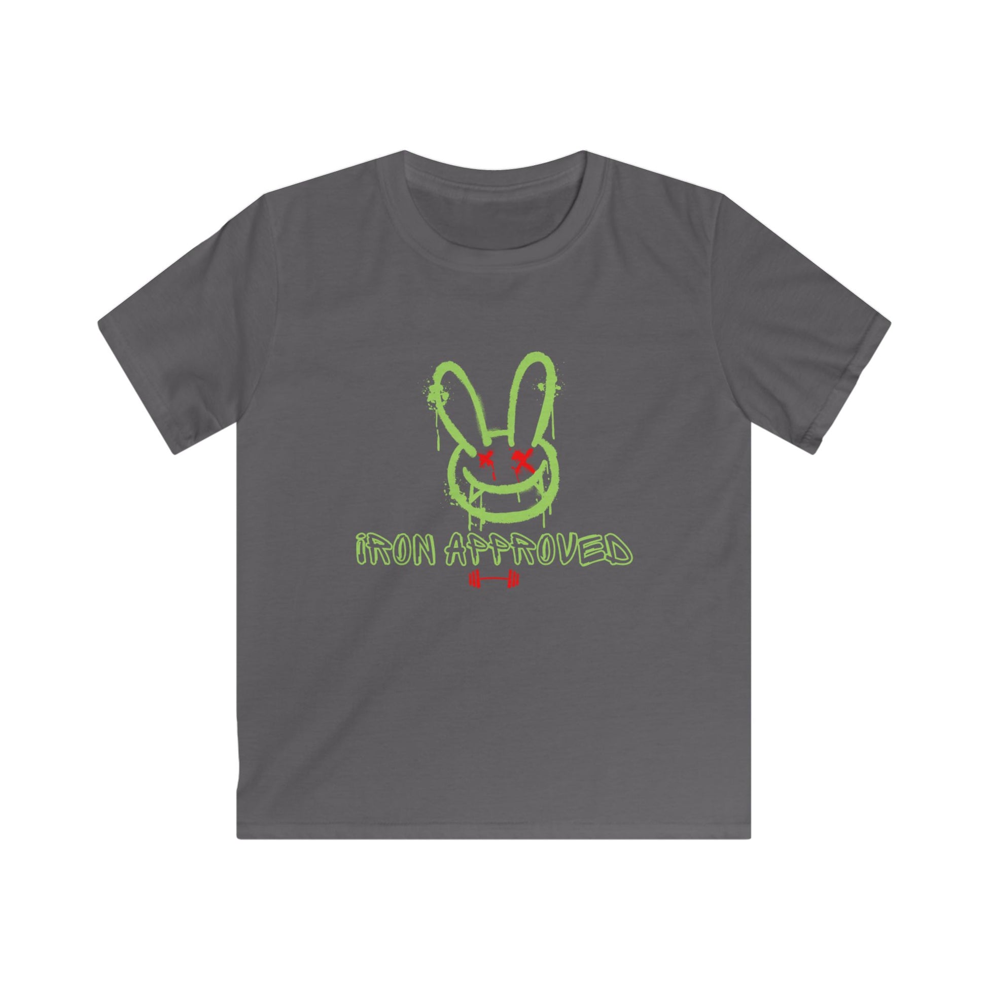 Kids Graphic Tee - Emo Bunny Design, Cool Kids T-Shirt, Perfect for Birthdays, Halloween, and Everyday Wear