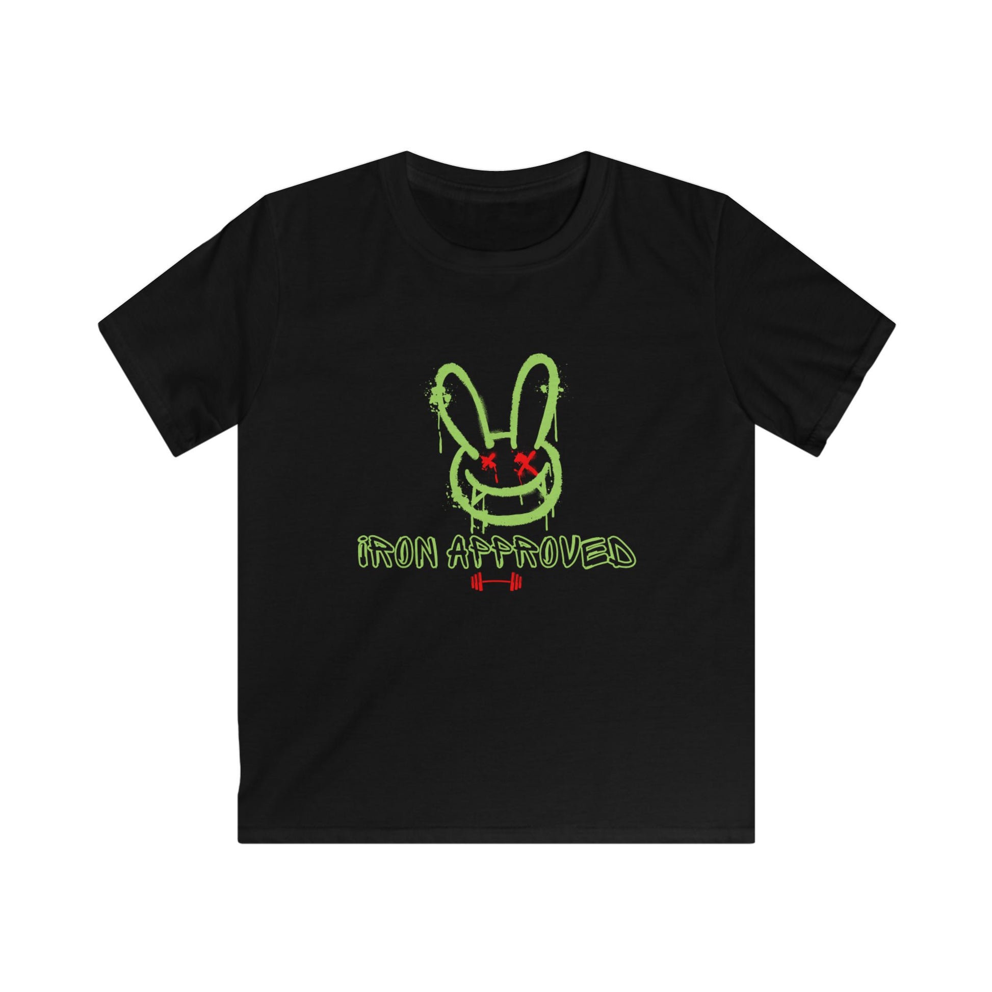 Kids Graphic Tee - Emo Bunny Design, Cool Kids T-Shirt, Perfect for Birthdays, Halloween, and Everyday Wear