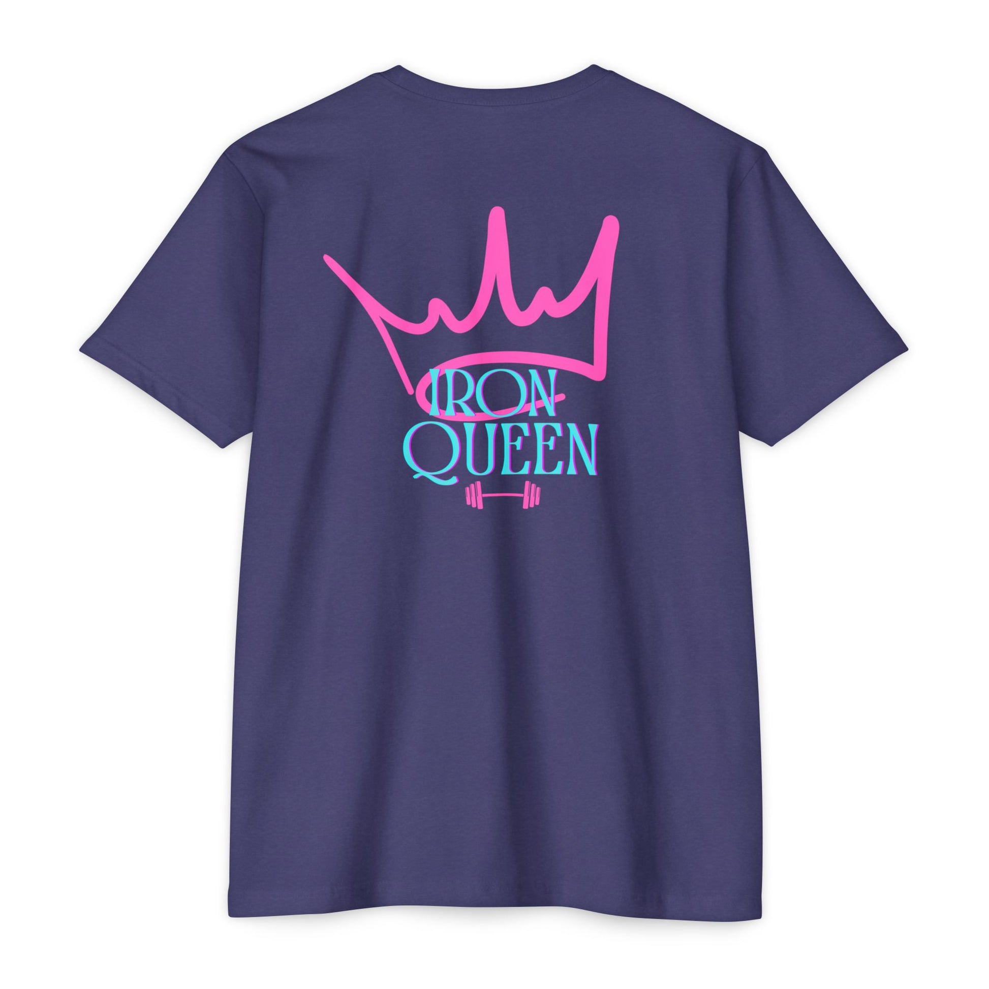 Empowering Iron Queen T-shirt, Fitness Apparel, Workout Motivator, Gift for Gym Lovers, Casual Wear, Unisex Activewear
