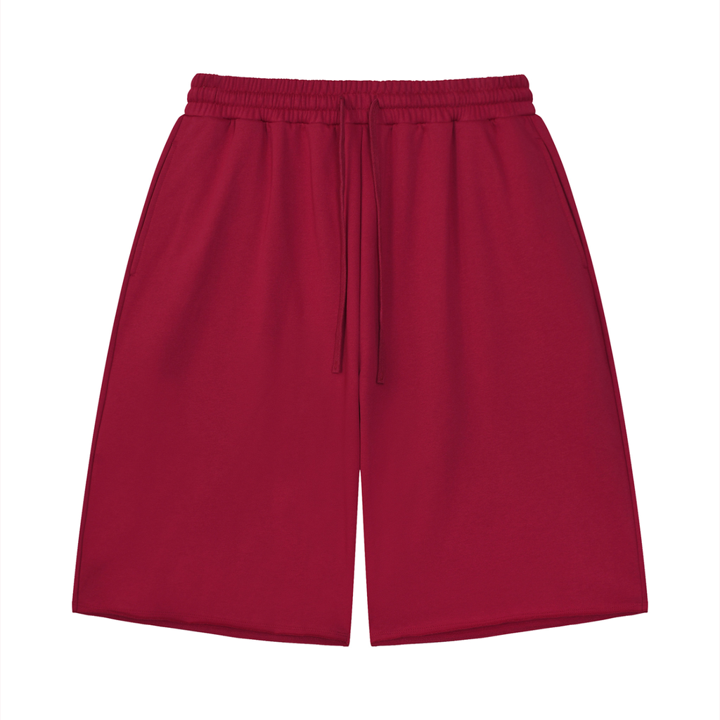 Unisex Loose Raw Edge Shorts