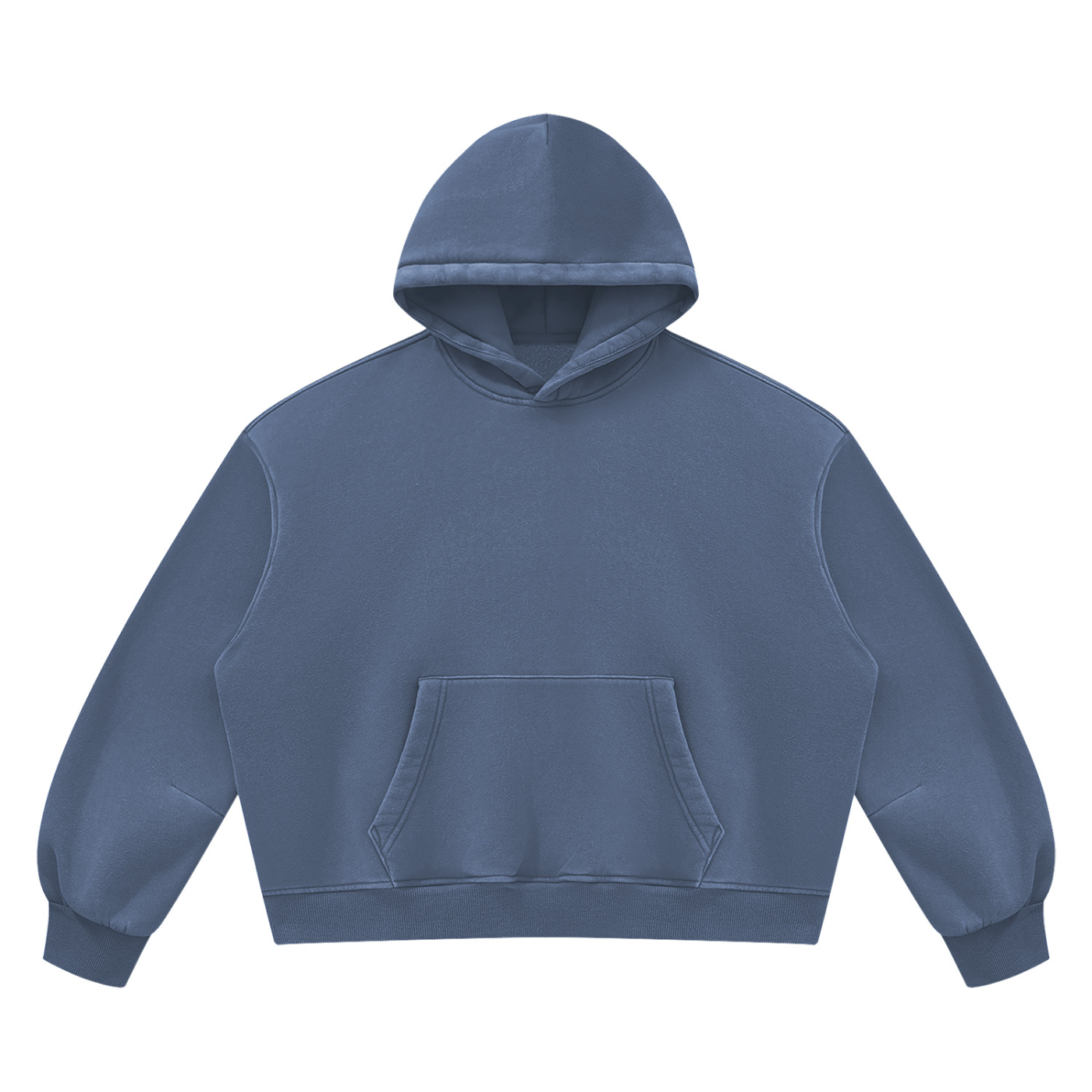Unisex Vintage Wash Boxy Fleece Hoodie