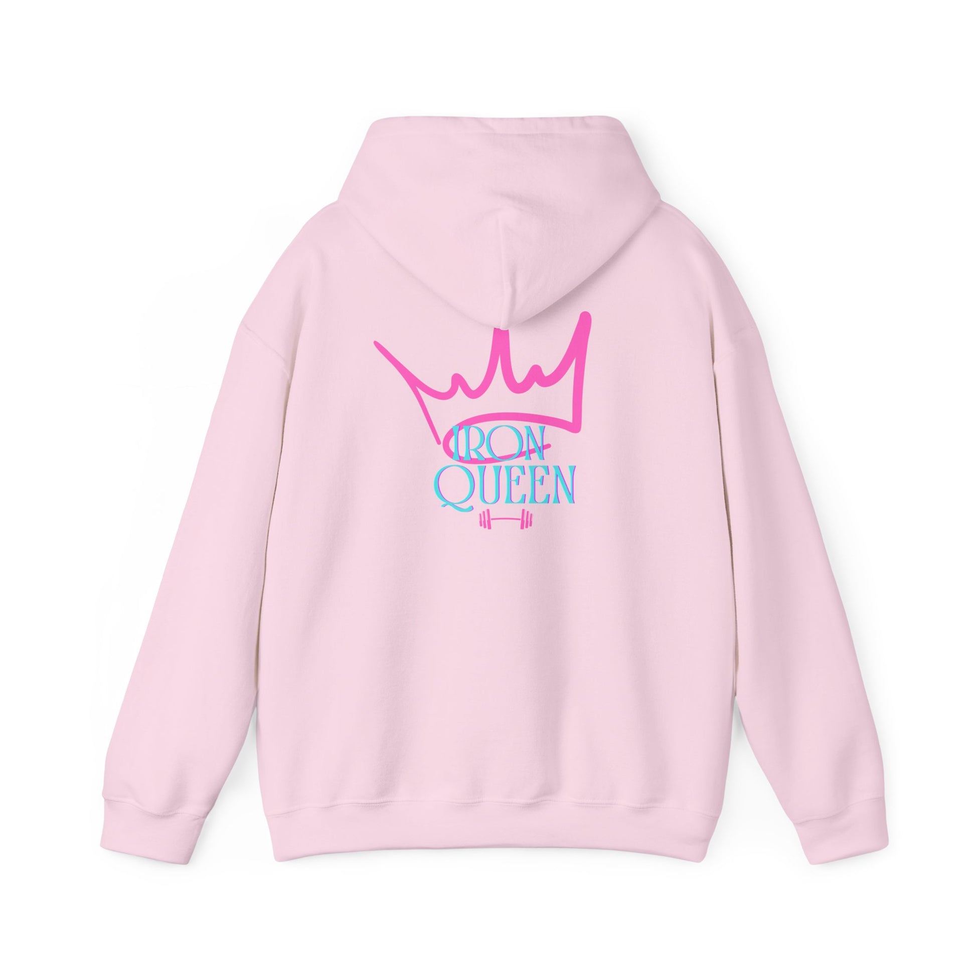 Crown Queen Hoodie, Motivational Sweatshirt for Women, Gym Apparel, Gift for Fitness Lovers, Cute Workout Top, Self-Care Clothing