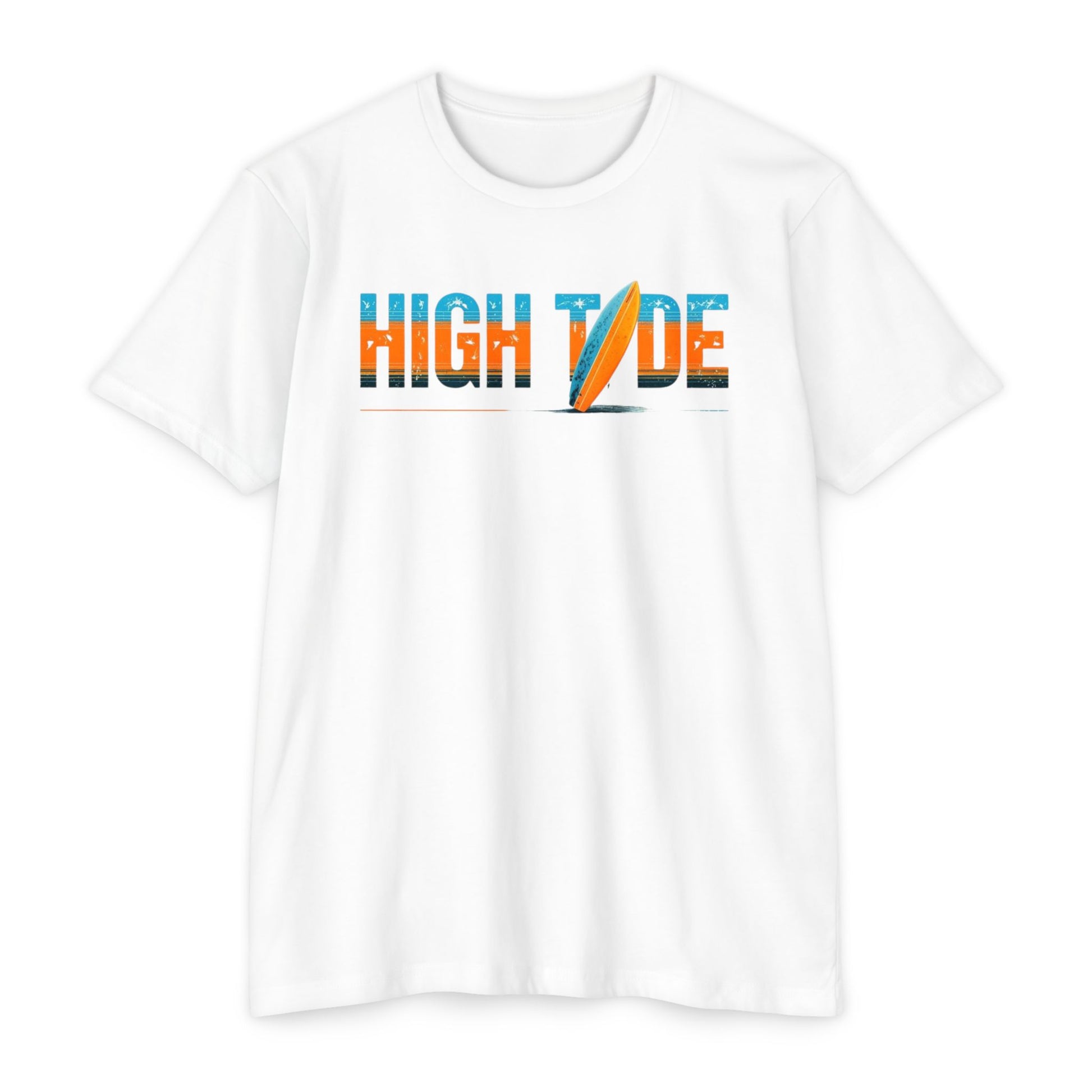 High Tide Surf T-Shirt, Unisex Beach T-Shirt, Summer Vibes Tee, Casual Surfing Shirt, Gift for Beach Lovers, Vacation Essentials