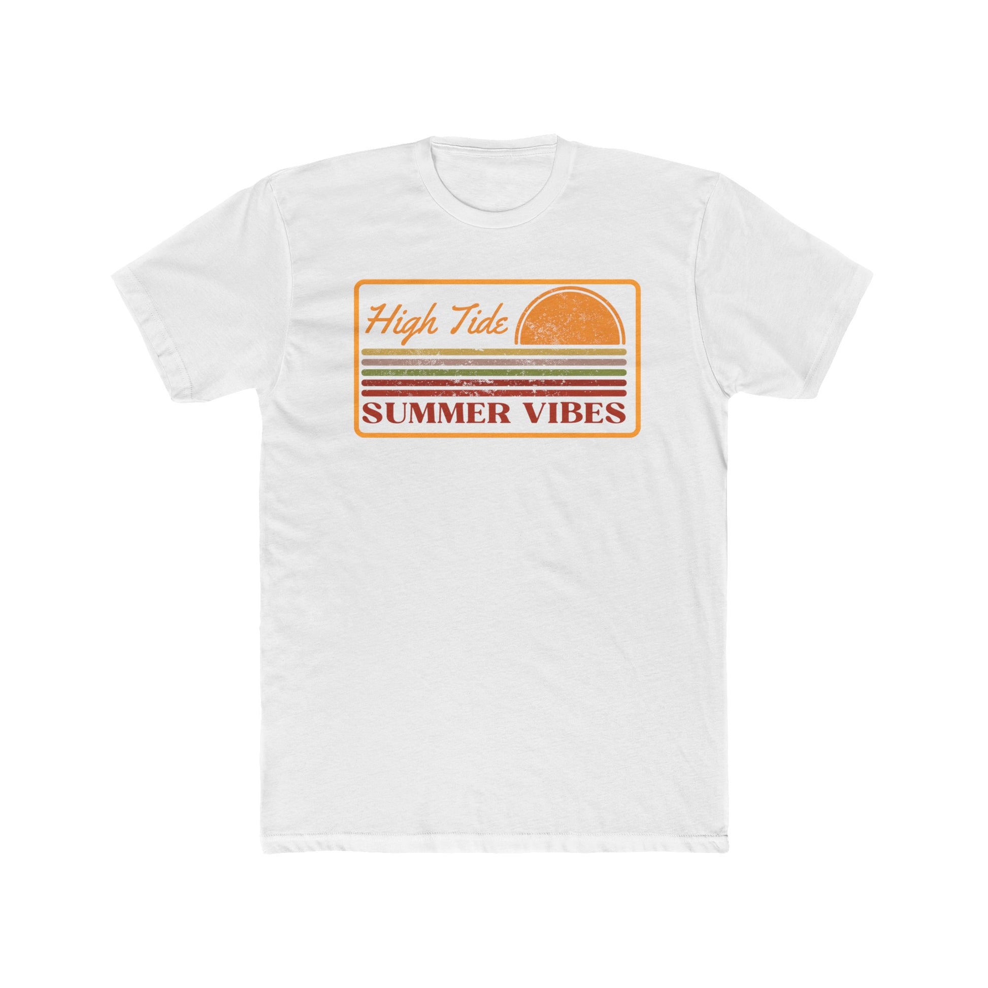 Summer Vibes Unisex Cotton Crew Tee, Beachwear, Vacation Shirt, Casual Outing Top, Gift for Friends, Perfect for Summer Events