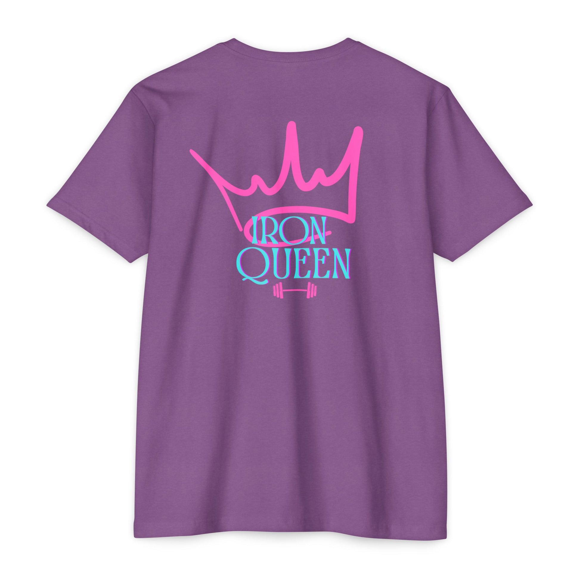 Empowering Iron Queen T-shirt, Fitness Apparel, Workout Motivator, Gift for Gym Lovers, Casual Wear, Unisex Activewear