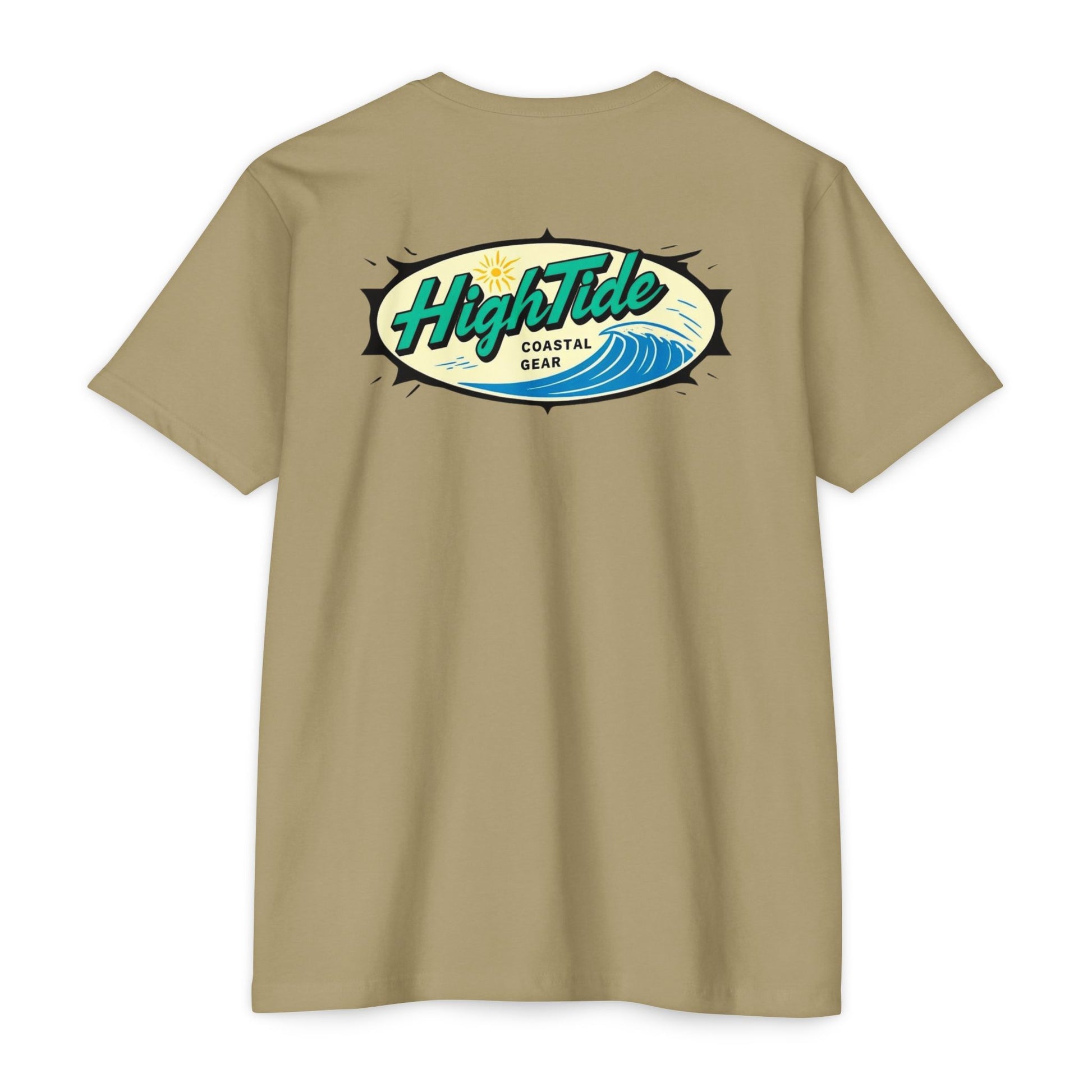 High Tide Unisex CVC Jersey T-Shirt, Coastal Summer Wear, Beach Vibes Tee, Perfect for Vacation, Unisex Gift for Ocean Lovers