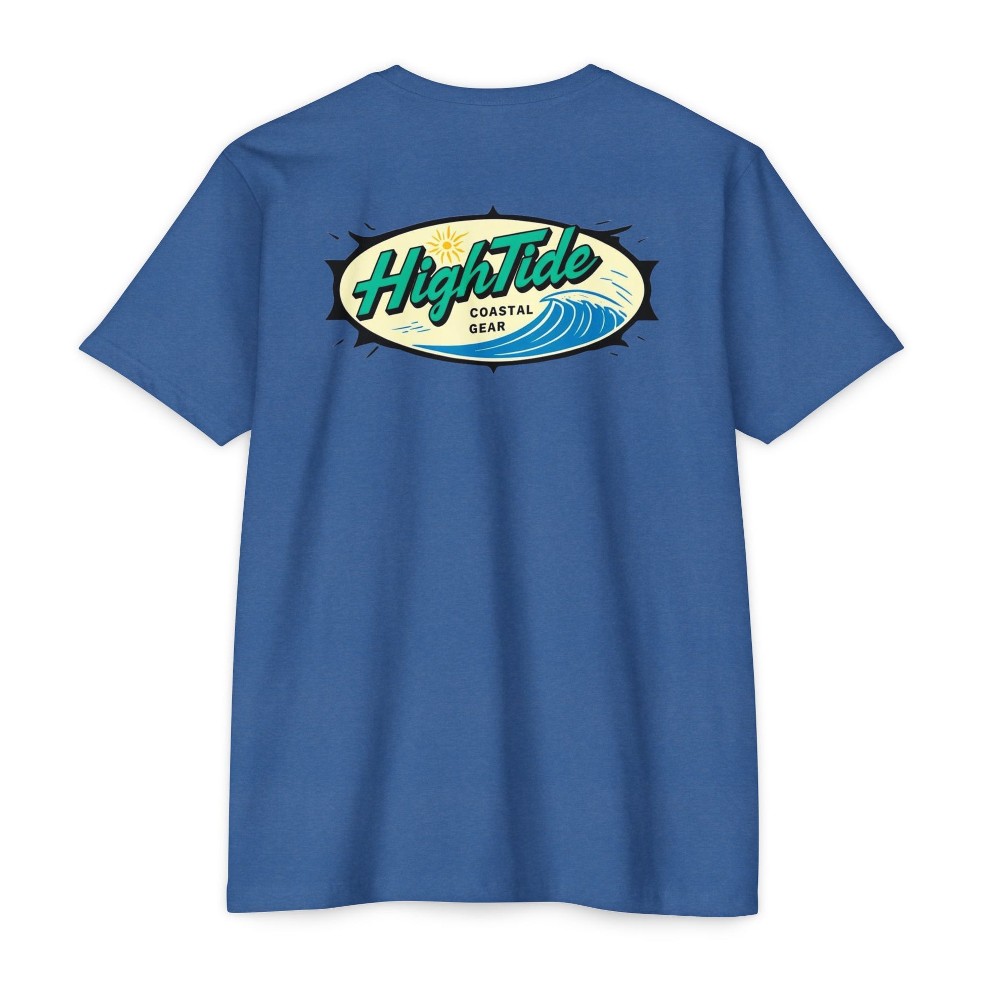 High Tide Unisex CVC Jersey T-Shirt, Coastal Summer Wear, Beach Vibes Tee, Perfect for Vacation, Unisex Gift for Ocean Lovers