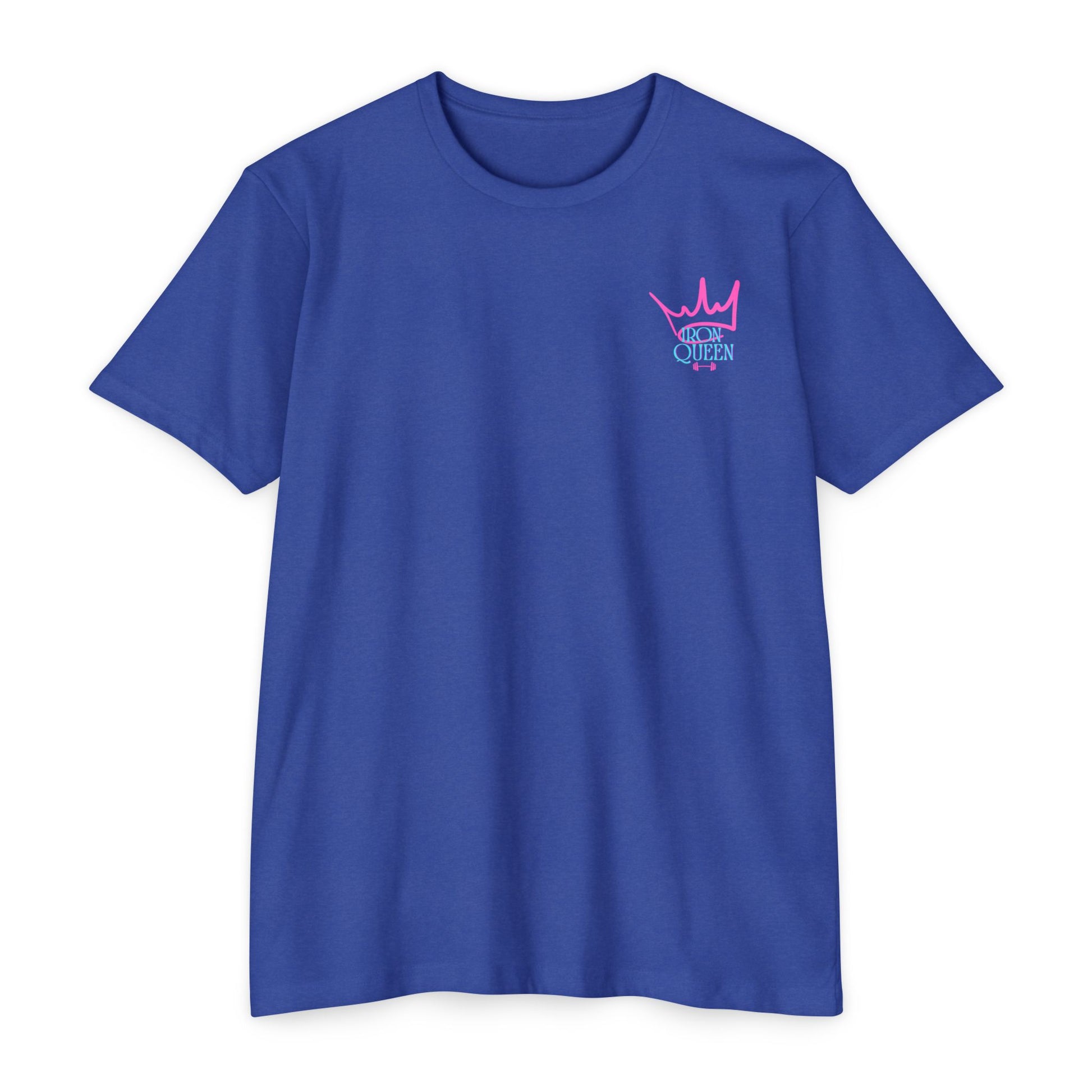 Empowering Iron Queen T-shirt, Fitness Apparel, Workout Motivator, Gift for Gym Lovers, Casual Wear, Unisex Activewear
