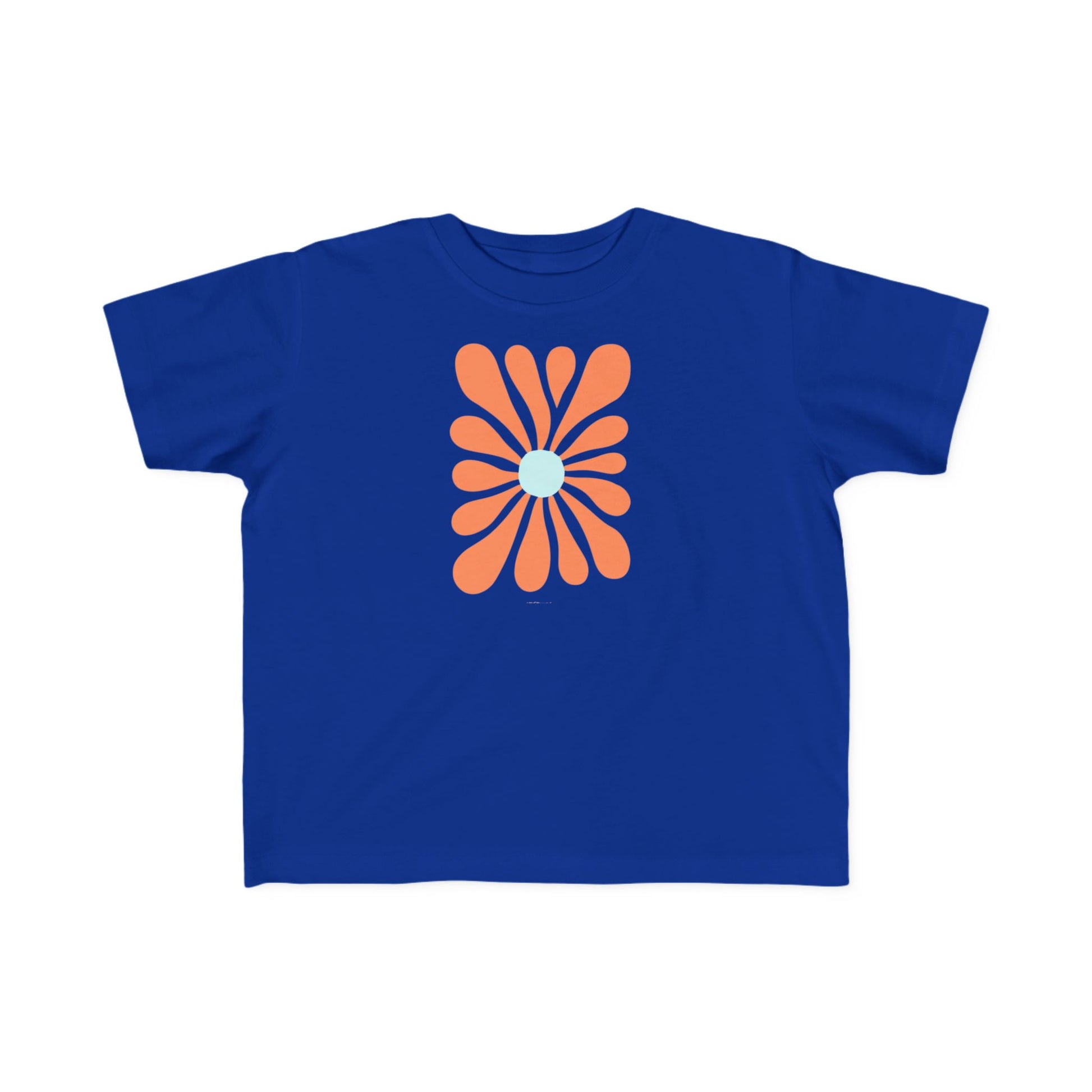 Toddler's Retro Floral Tee, Cute Kids T-Shirt, Toddler Gifts, Vintage Style Kids Apparel, Summer Fashion for Little Ones