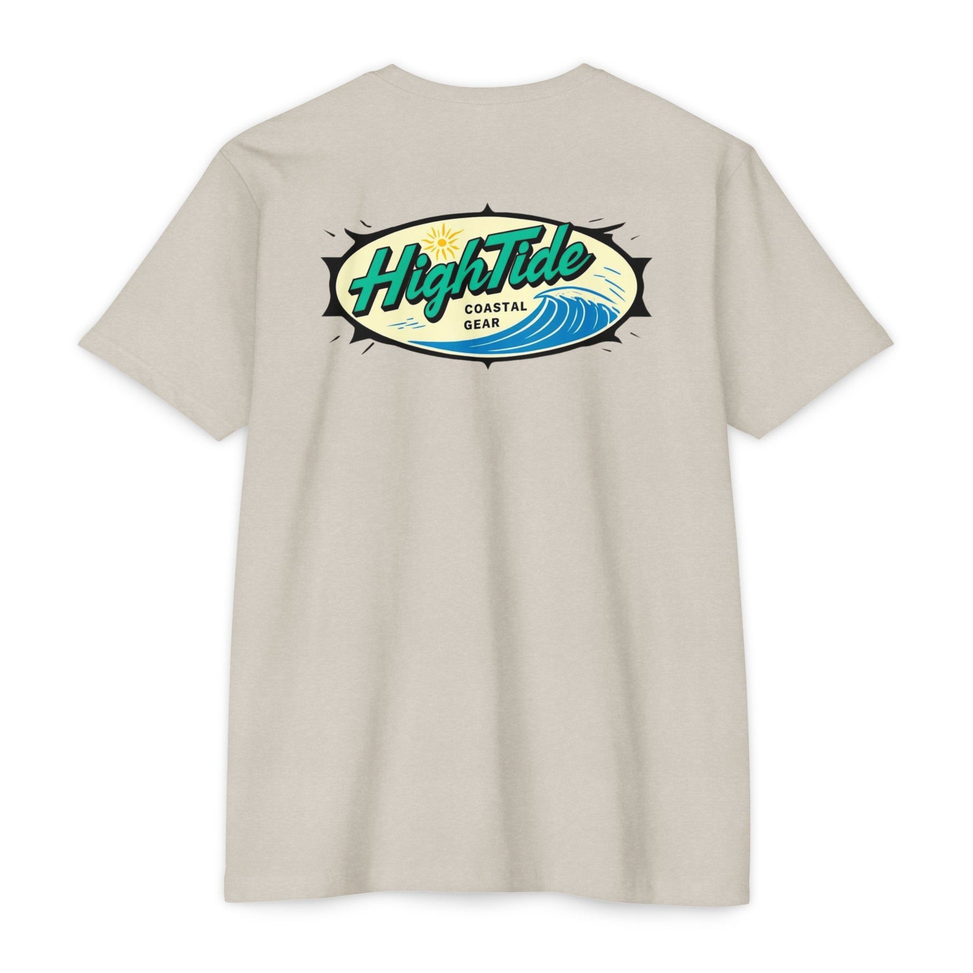 High Tide Unisex CVC Jersey T-Shirt, Coastal Summer Wear, Beach Vibes Tee, Perfect for Vacation, Unisex Gift for Ocean Lovers