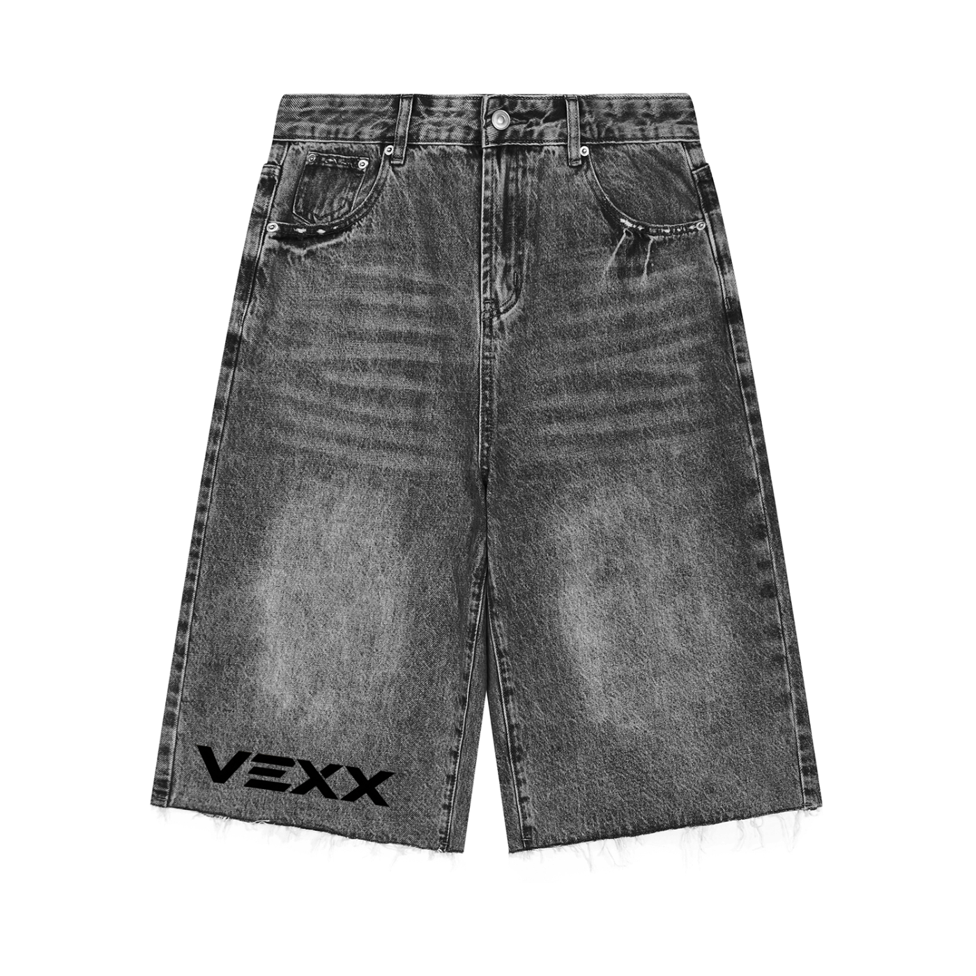 Men’s Vintage Wide Leg Denim Shorts