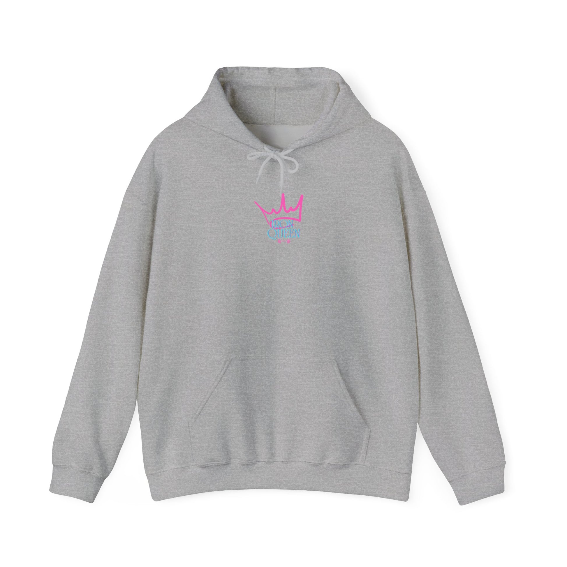 Crown Queen Hoodie, Motivational Sweatshirt for Women, Gym Apparel, Gift for Fitness Lovers, Cute Workout Top, Self-Care Clothing