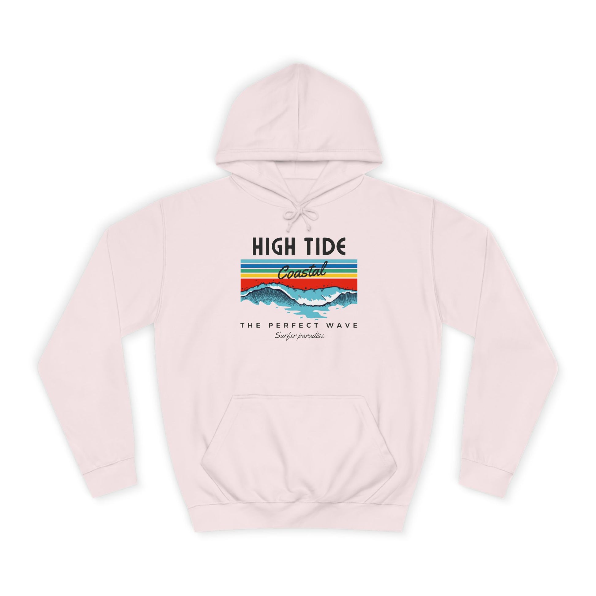 High Tide Unisex Hoodie | College Spirit Wear, Beach Vibes, Casual Apparel, Cozy Gift for Students, Summer Wardrobe