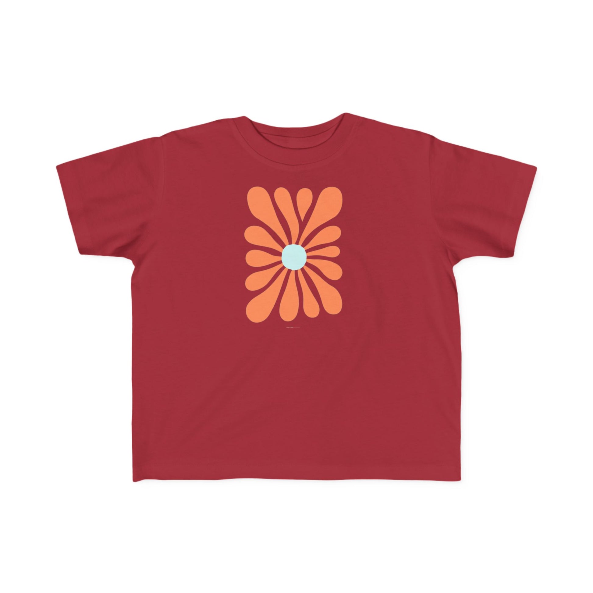Toddler's Retro Floral Tee, Cute Kids T-Shirt, Toddler Gifts, Vintage Style Kids Apparel, Summer Fashion for Little Ones
