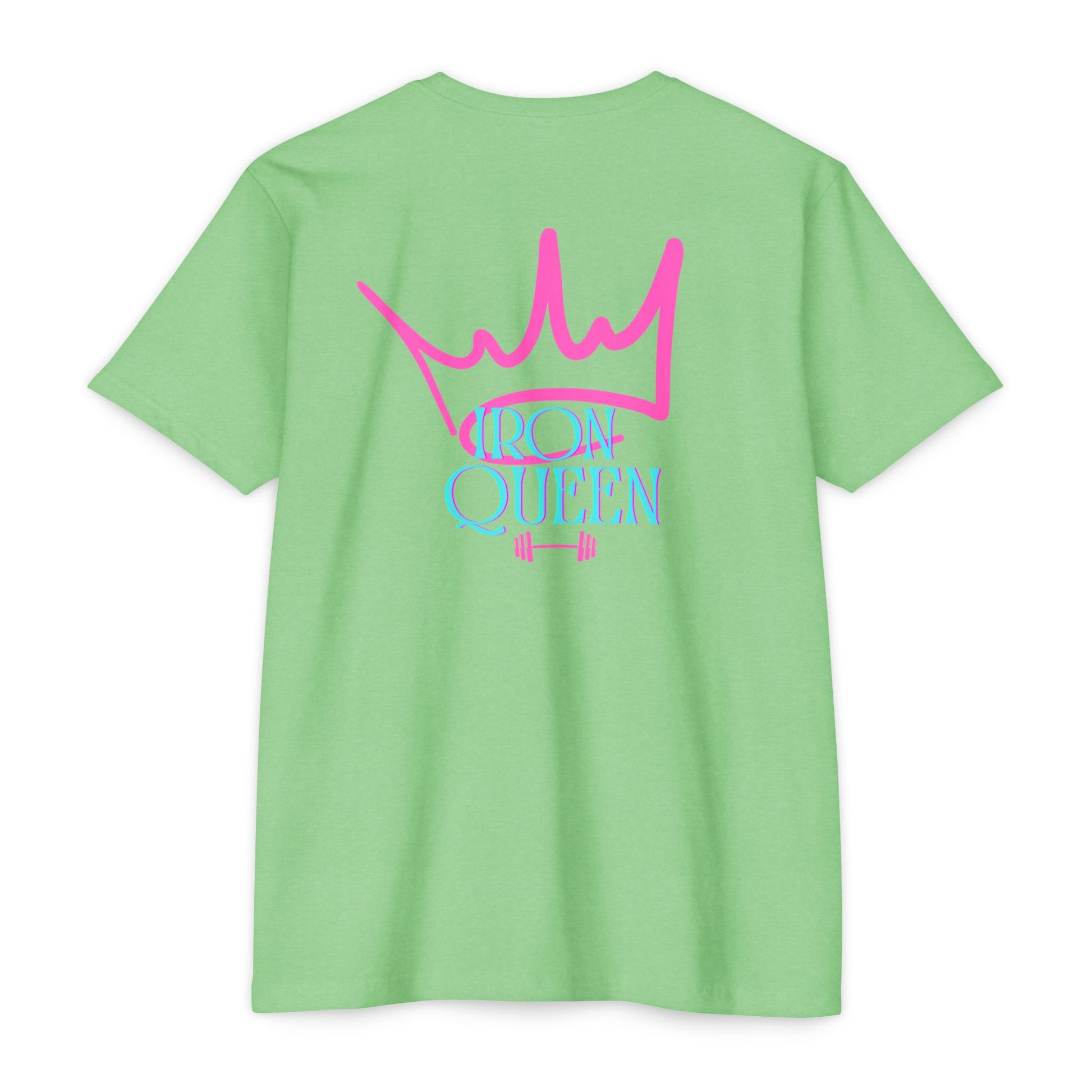 Empowering Iron Queen T-shirt, Fitness Apparel, Workout Motivator, Gift for Gym Lovers, Casual Wear, Unisex Activewear