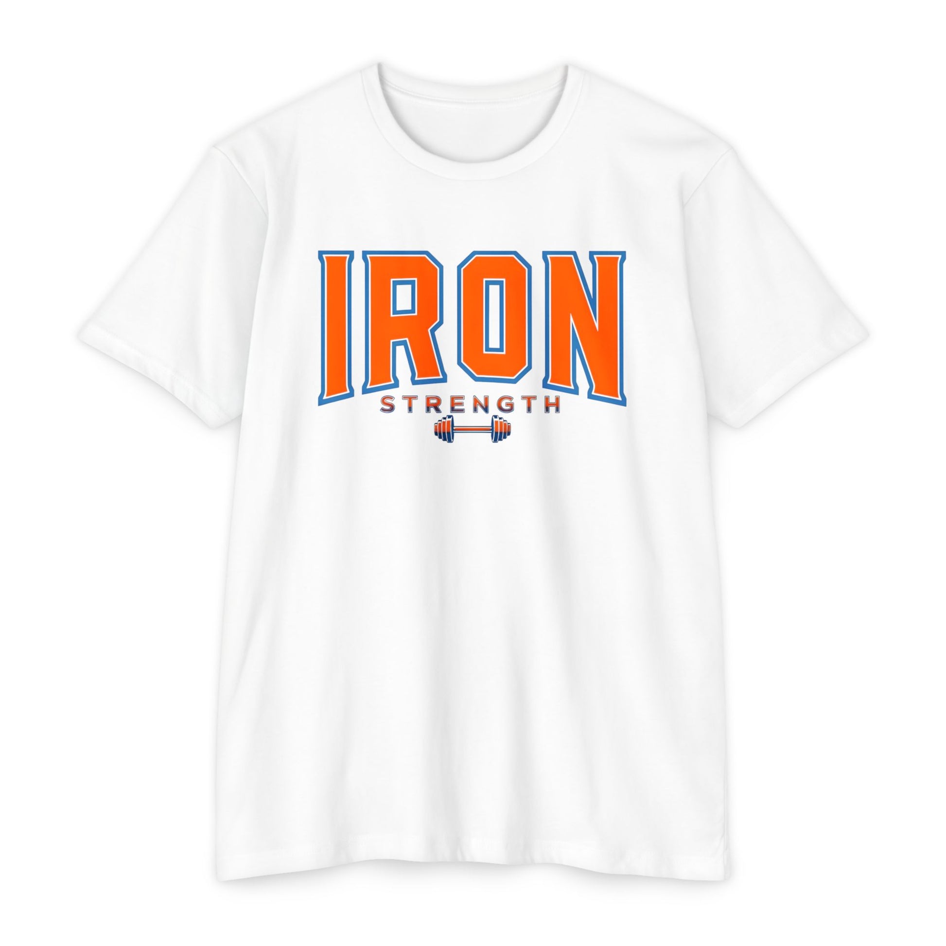 Unisex Fitness T-Shirt | IRON Strength Tee, Gym Wear, Workout Apparel, Motivational Shirt, Gift for Fitness Lovers