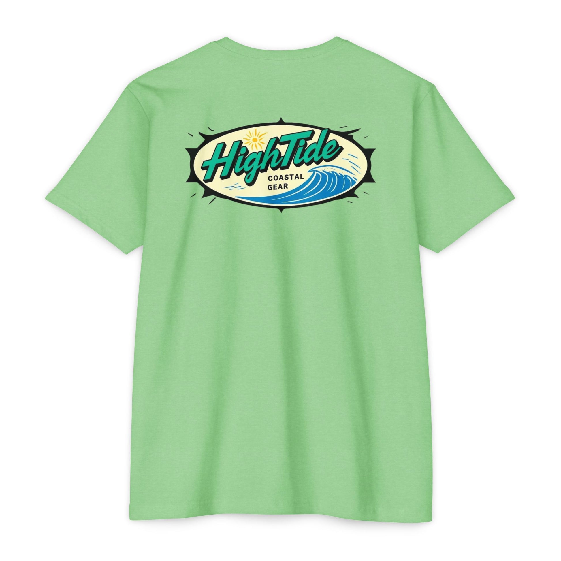 High Tide Unisex CVC Jersey T-Shirt, Coastal Summer Wear, Beach Vibes Tee, Perfect for Vacation, Unisex Gift for Ocean Lovers