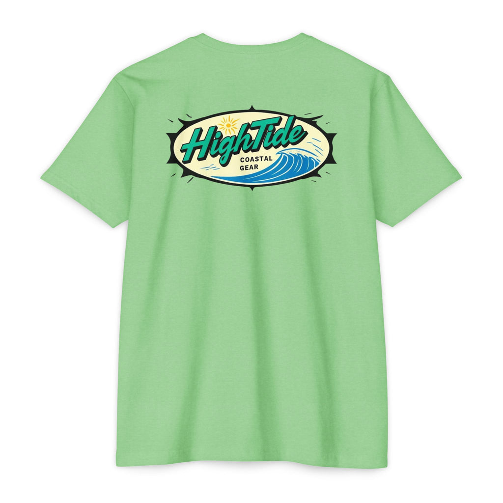 High Tide Unisex CVC Jersey T-Shirt, Coastal Summer Wear, Beach Vibes Tee, Perfect for Vacation, Unisex Gift for Ocean Lovers