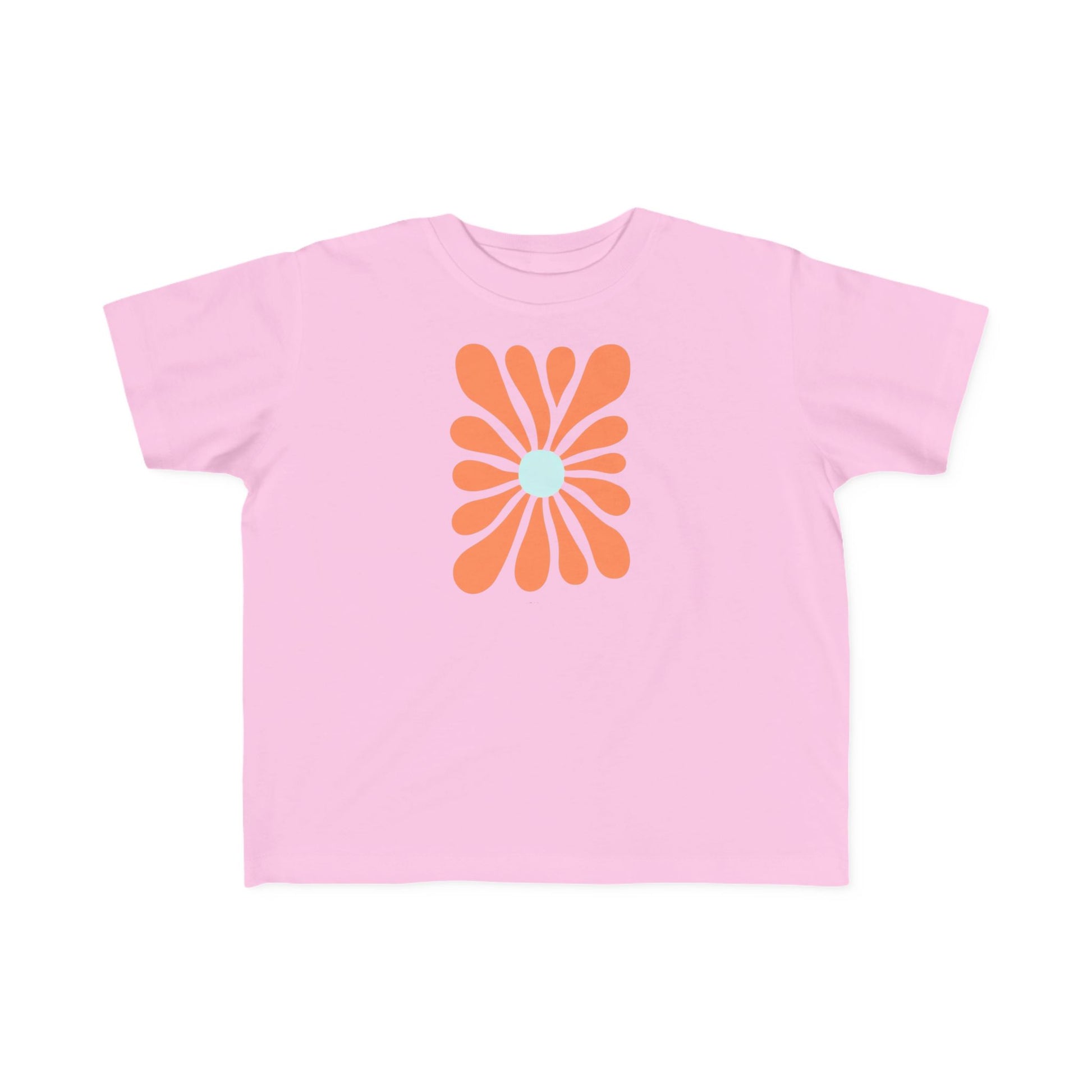 Toddler's Retro Floral Tee, Cute Kids T-Shirt, Toddler Gifts, Vintage Style Kids Apparel, Summer Fashion for Little Ones