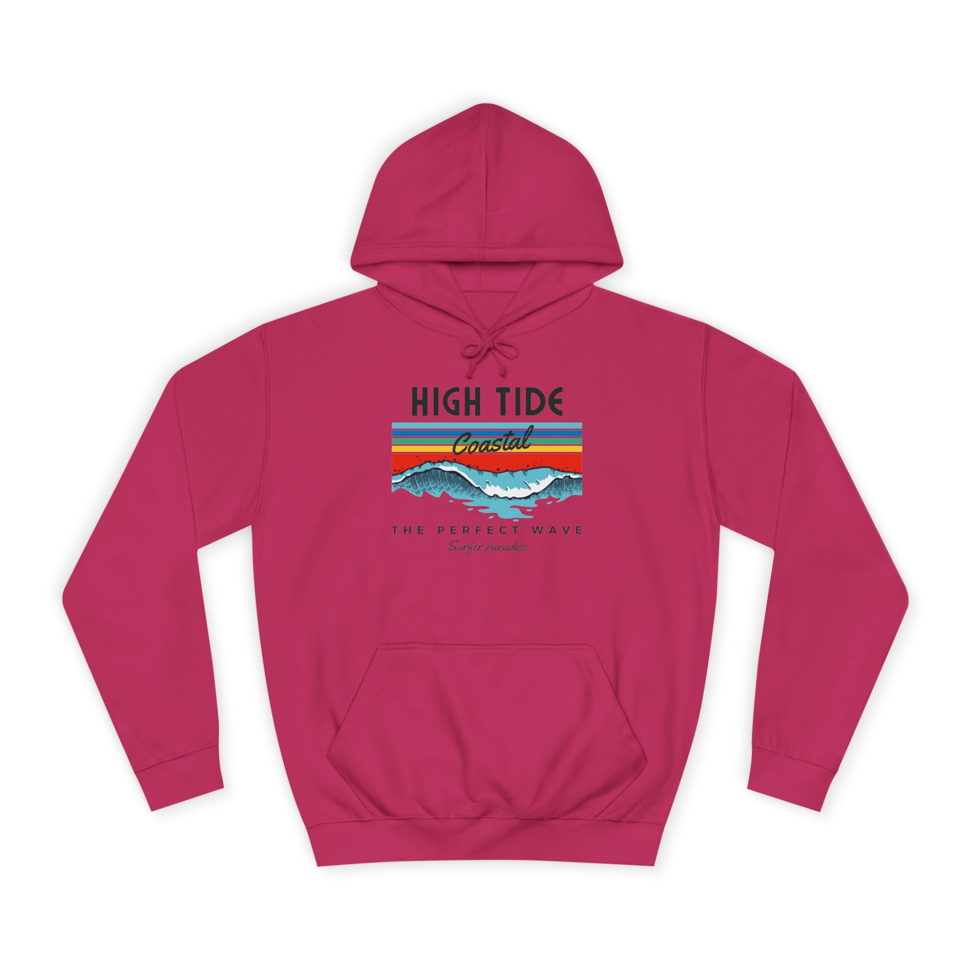 High Tide Unisex Hoodie | College Spirit Wear, Beach Vibes, Casual Apparel, Cozy Gift for Students, Summer Wardrobe