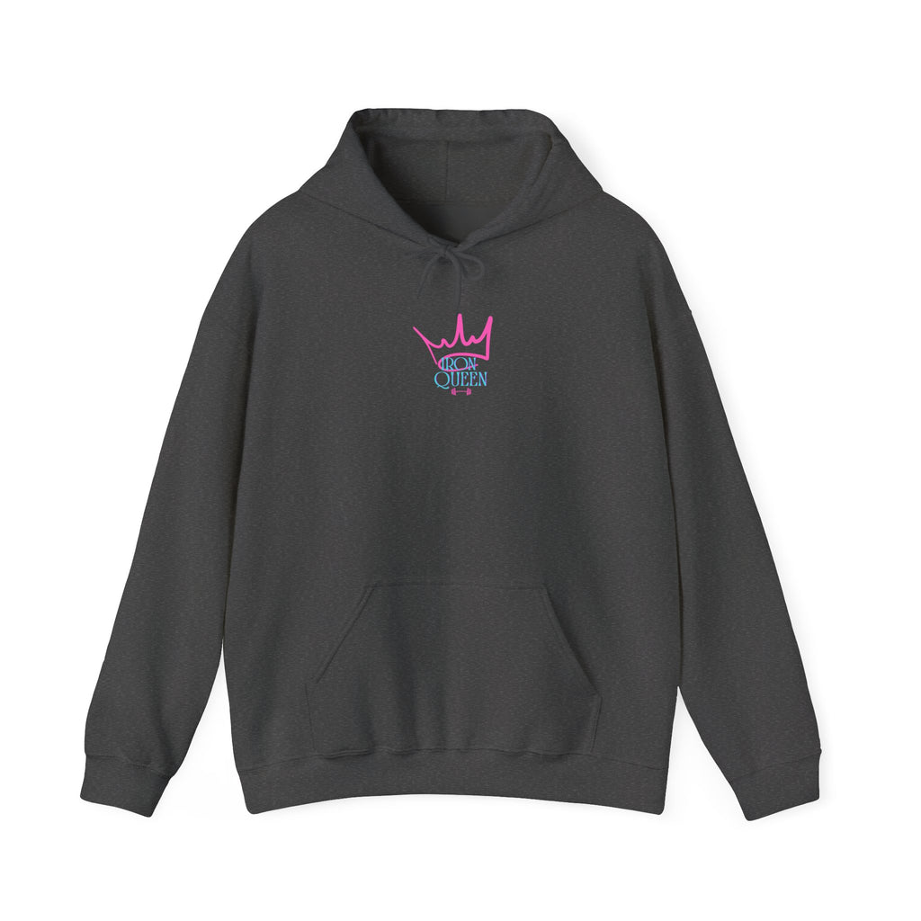 Crown Queen Hoodie, Motivational Sweatshirt for Women, Gym Apparel, Gift for Fitness Lovers, Cute Workout Top, Self-Care Clothing