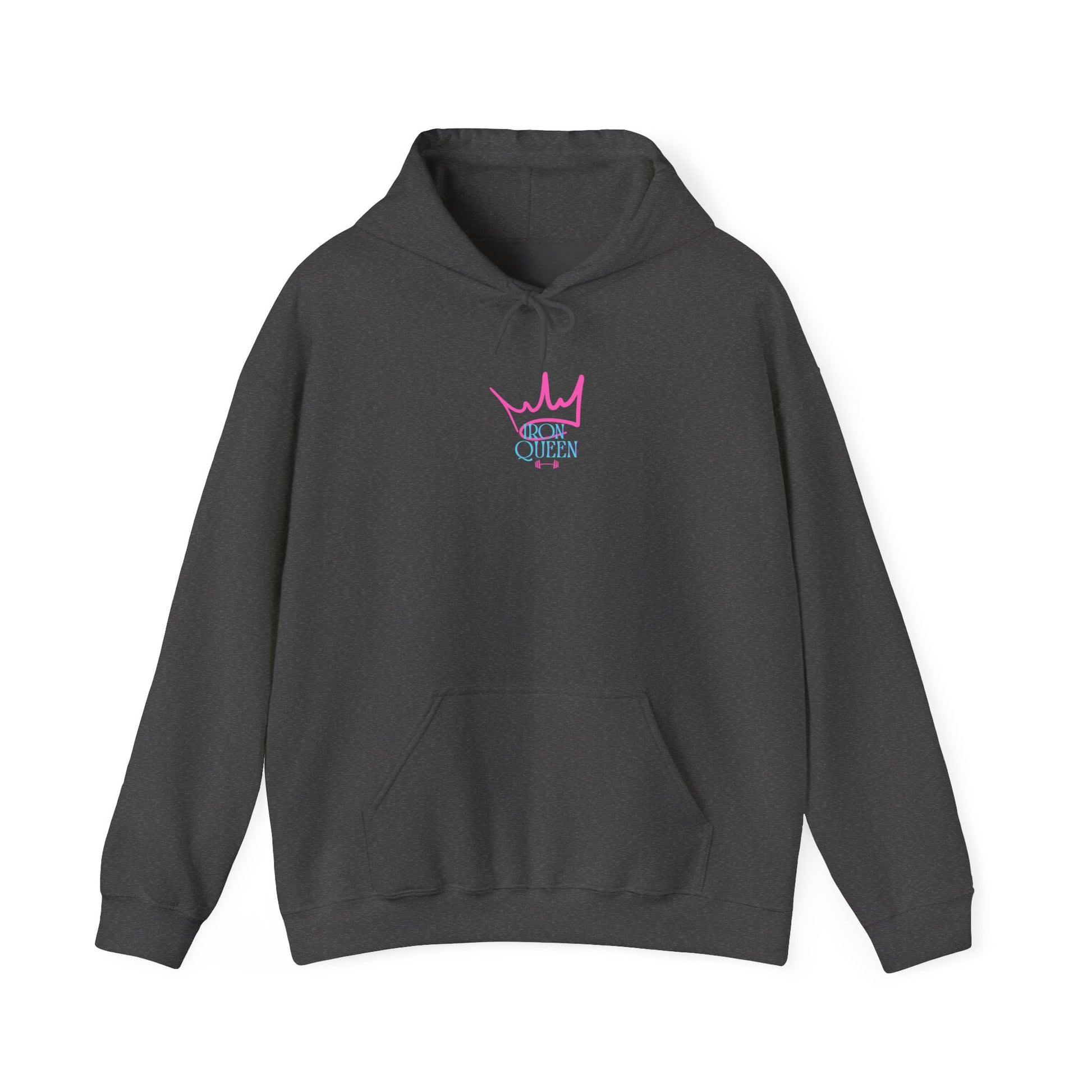 Crown Queen Hoodie, Motivational Sweatshirt for Women, Gym Apparel, Gift for Fitness Lovers, Cute Workout Top, Self-Care Clothing
