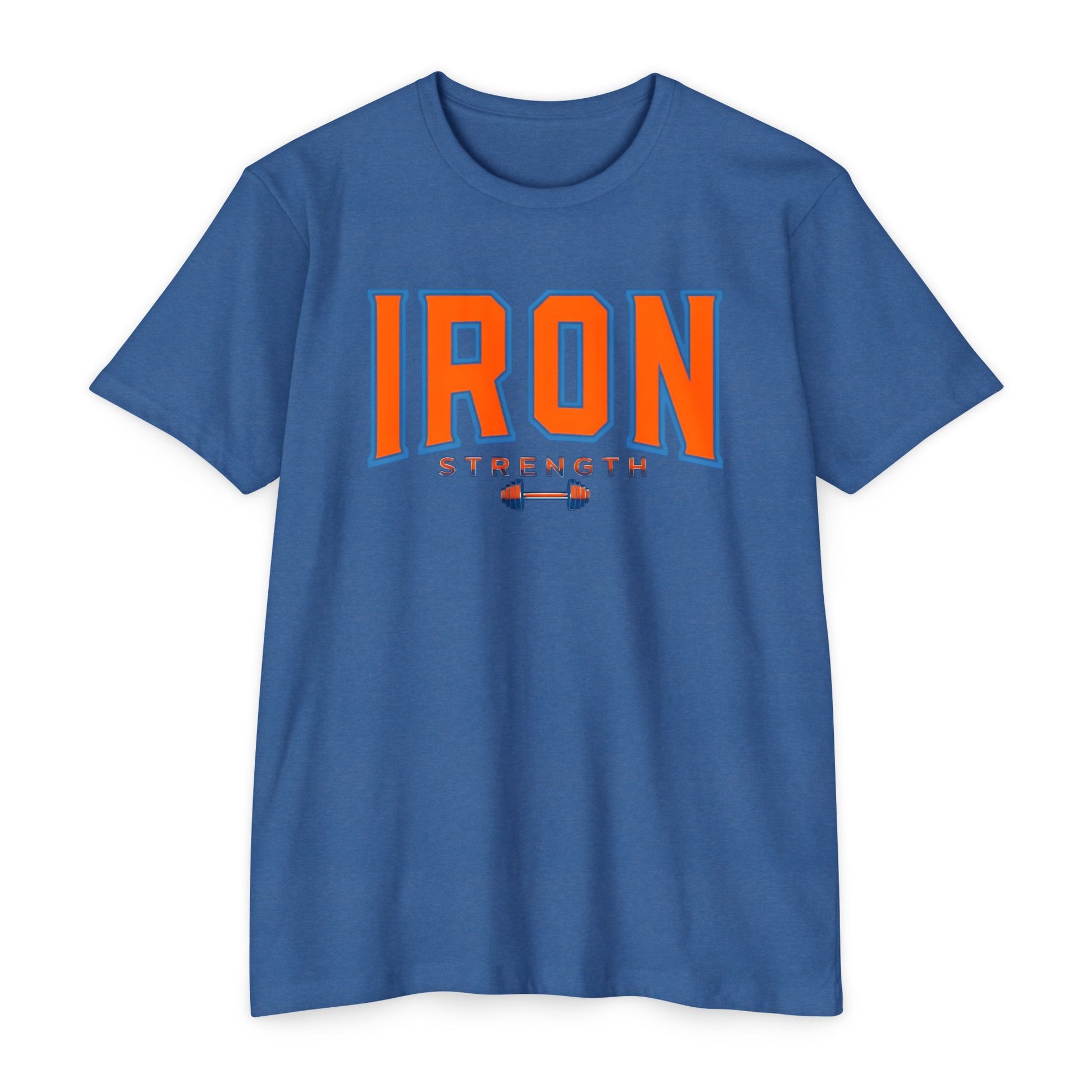 Unisex Fitness T-Shirt | IRON Strength Tee, Gym Wear, Workout Apparel, Motivational Shirt, Gift for Fitness Lovers