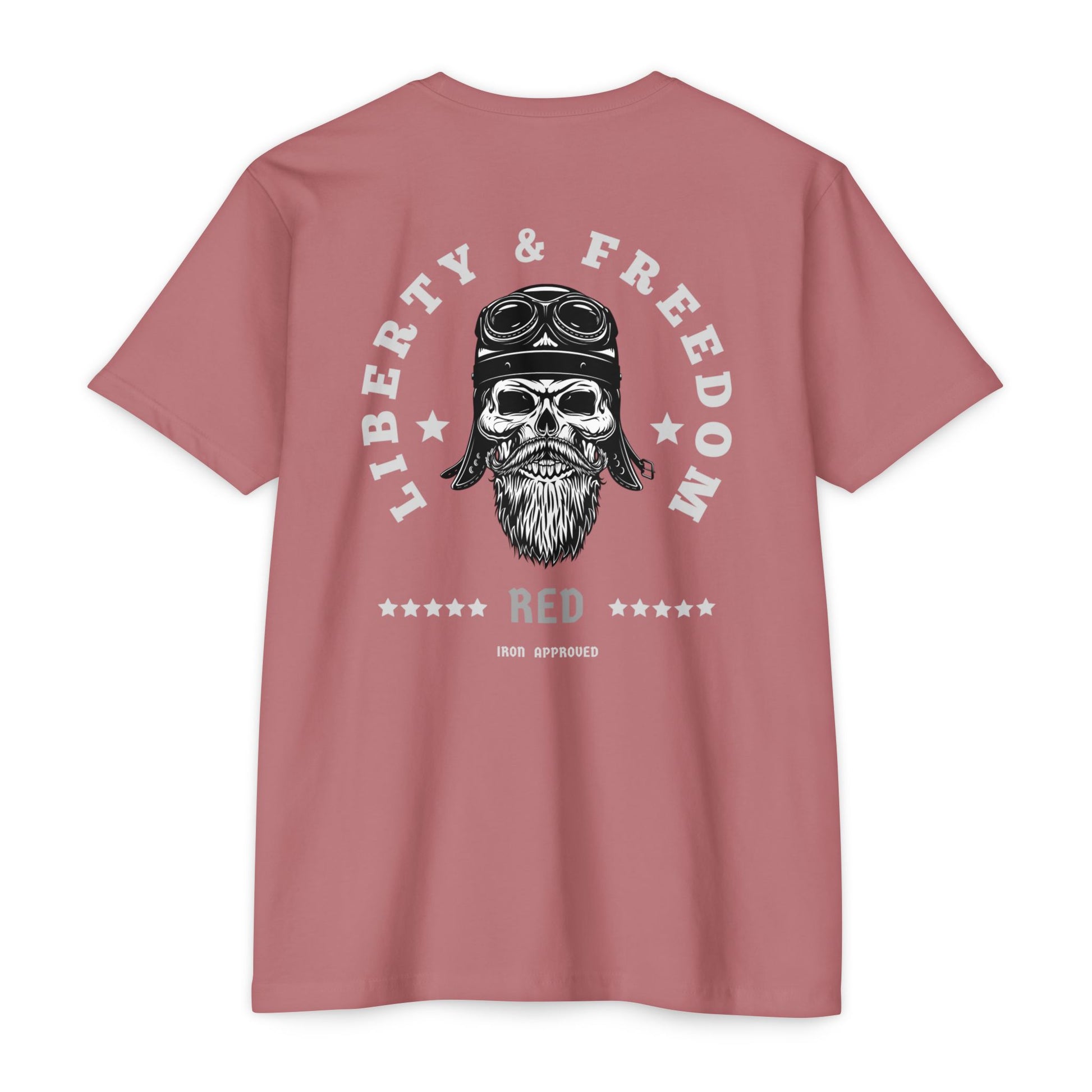 Liberty & Freedom Graphic T-Shirt | Unisex Tee for Biker Enthusiasts | Casual Wear | Gift for Celebrations | Unique Design