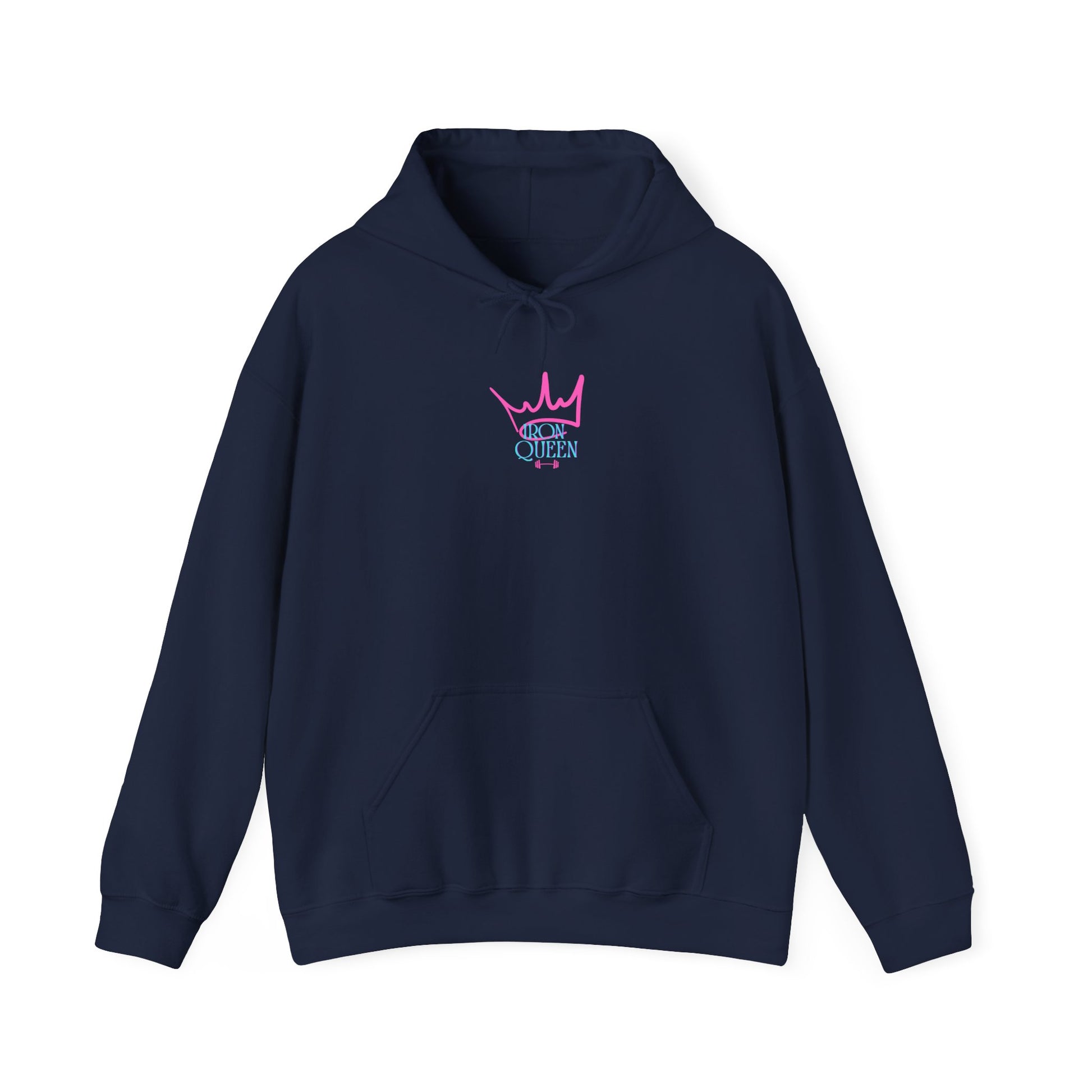 Crown Queen Hoodie, Motivational Sweatshirt for Women, Gym Apparel, Gift for Fitness Lovers, Cute Workout Top, Self-Care Clothing
