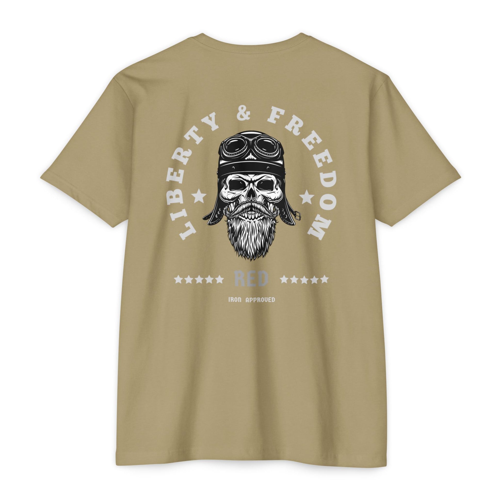 Liberty & Freedom Graphic T-Shirt | Unisex Tee for Biker Enthusiasts | Casual Wear | Gift for Celebrations | Unique Design