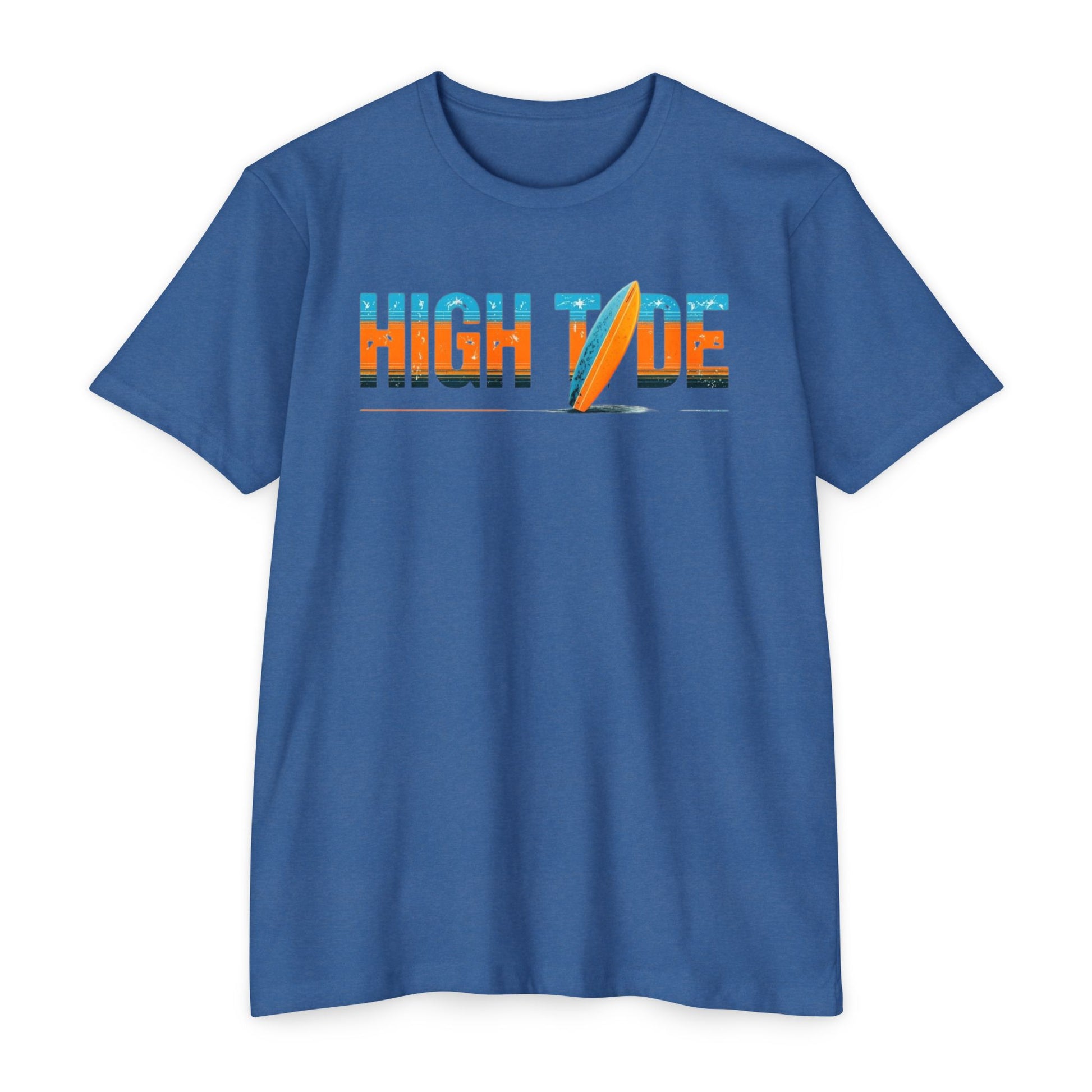 High Tide Surf T-Shirt, Unisex Beach T-Shirt, Summer Vibes Tee, Casual Surfing Shirt, Gift for Beach Lovers, Vacation Essentials