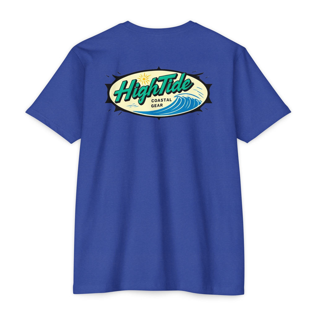 High Tide Unisex CVC Jersey T-Shirt, Coastal Summer Wear, Beach Vibes Tee, Perfect for Vacation, Unisex Gift for Ocean Lovers