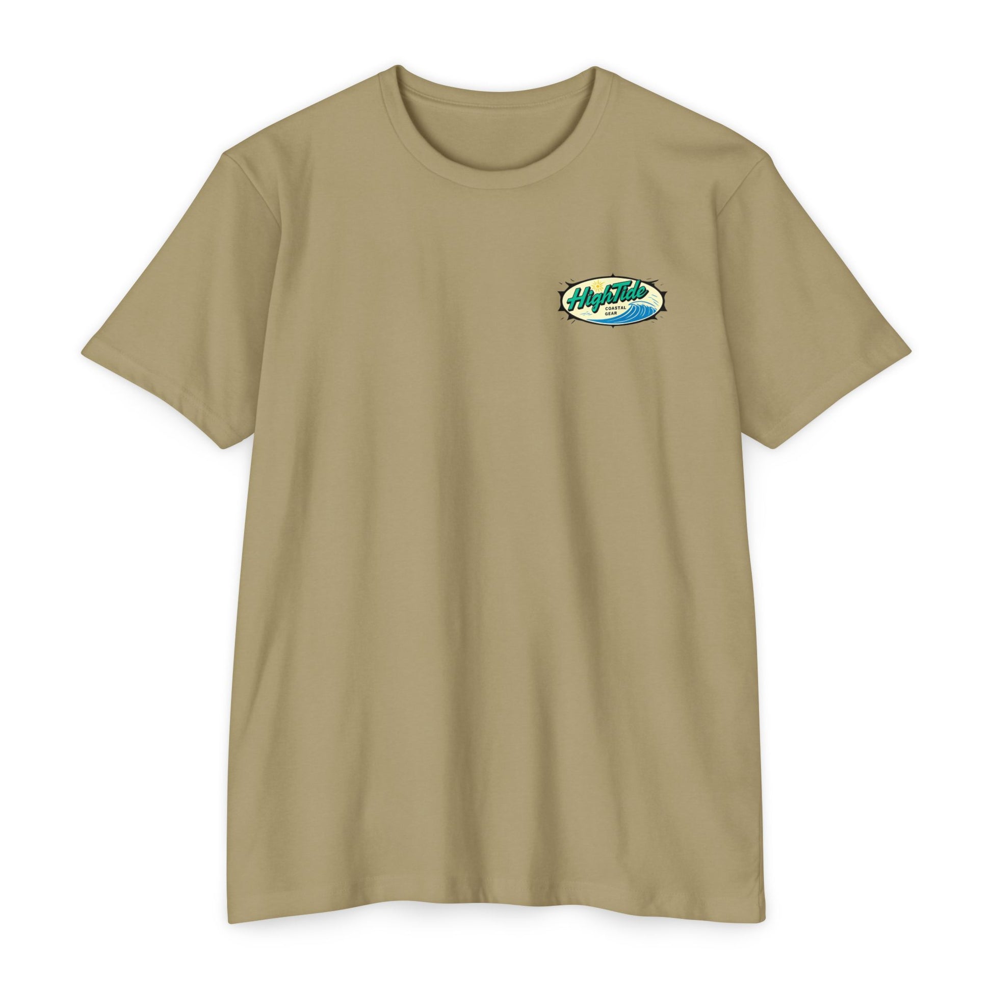 High Tide Unisex CVC Jersey T-Shirt, Coastal Summer Wear, Beach Vibes Tee, Perfect for Vacation, Unisex Gift for Ocean Lovers