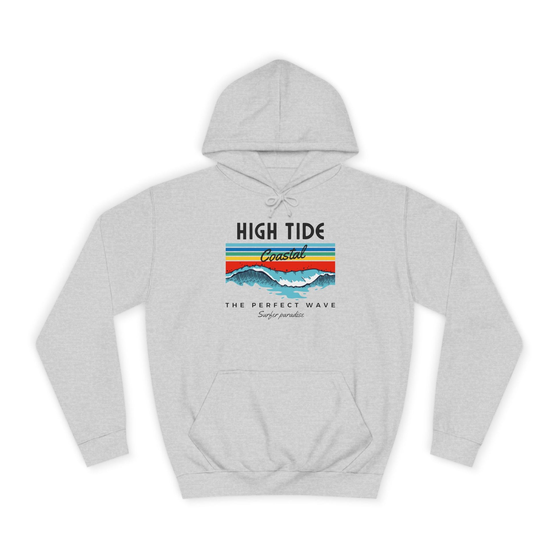 High Tide Unisex Hoodie | College Spirit Wear, Beach Vibes, Casual Apparel, Cozy Gift for Students, Summer Wardrobe