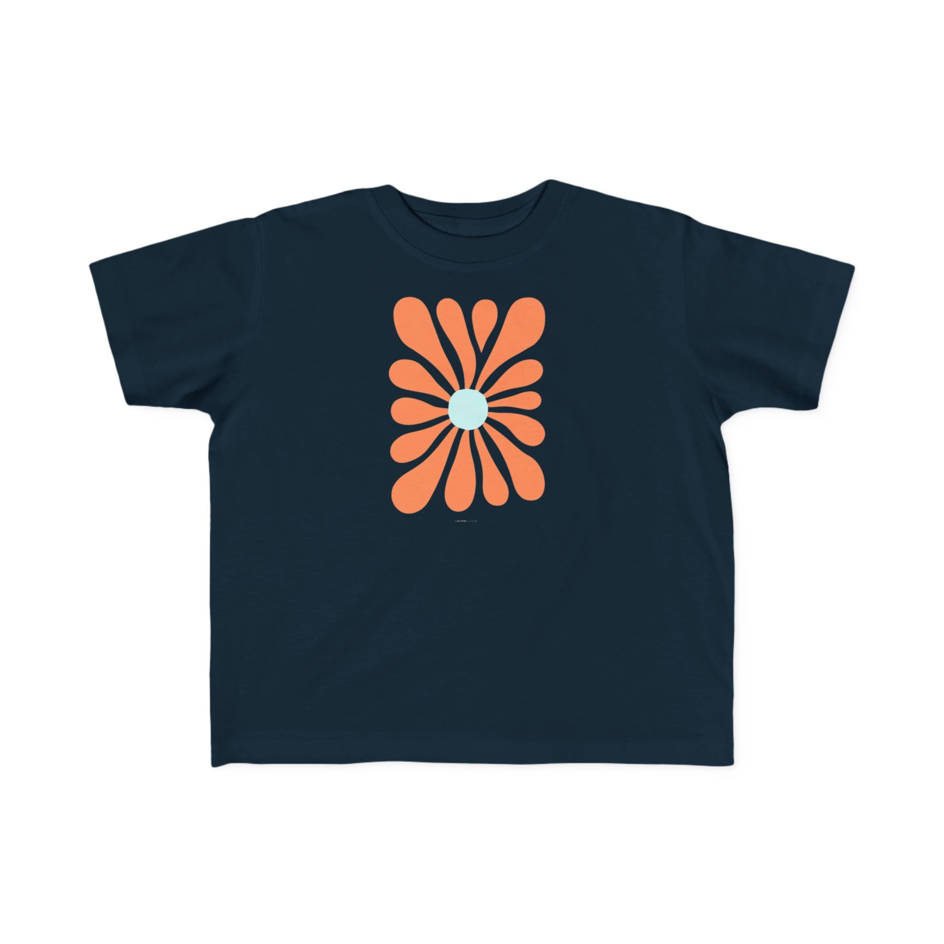 Toddler's Retro Floral Tee, Cute Kids T-Shirt, Toddler Gifts, Vintage Style Kids Apparel, Summer Fashion for Little Ones