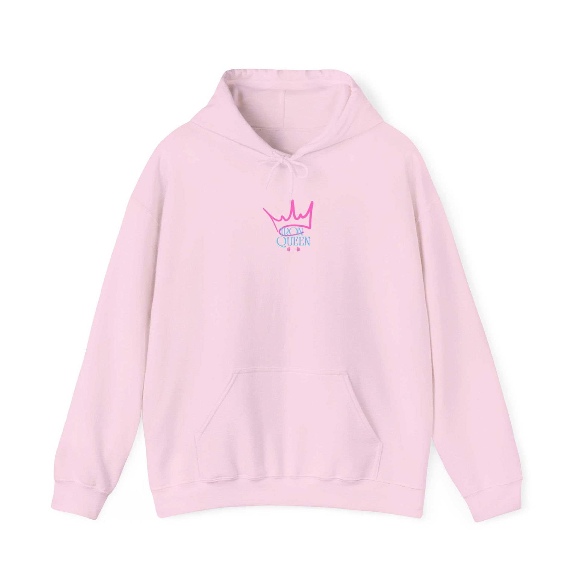 Crown Queen Hoodie, Motivational Sweatshirt for Women, Gym Apparel, Gift for Fitness Lovers, Cute Workout Top, Self-Care Clothing
