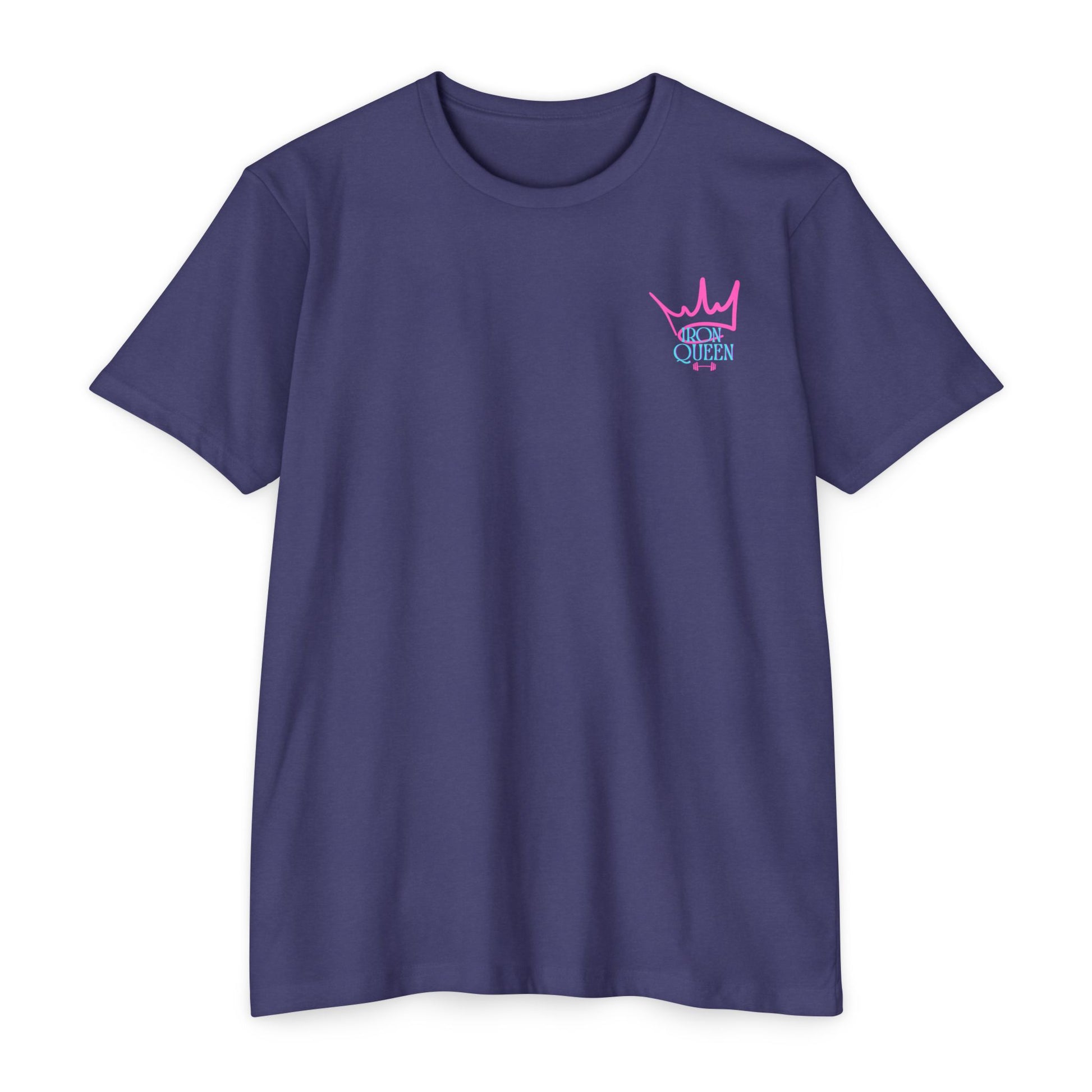 Empowering Iron Queen T-shirt, Fitness Apparel, Workout Motivator, Gift for Gym Lovers, Casual Wear, Unisex Activewear